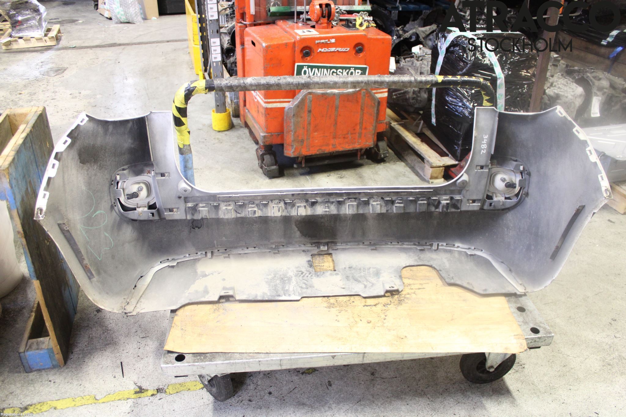 Fiat 500L 13-19 Støtfanger Bak Overtrekk