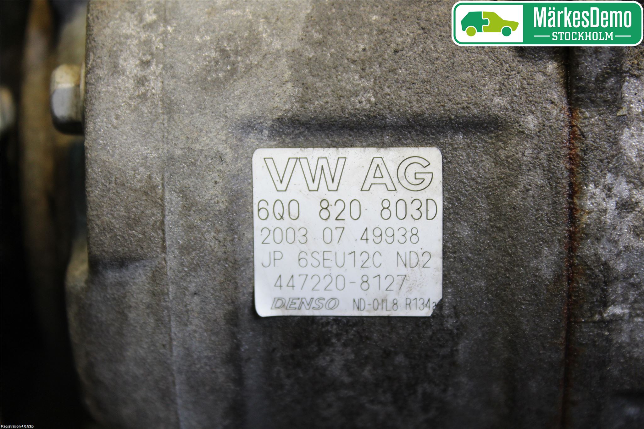 Volkswagen VW POLO 02-05 Varme Ac Kompressor
