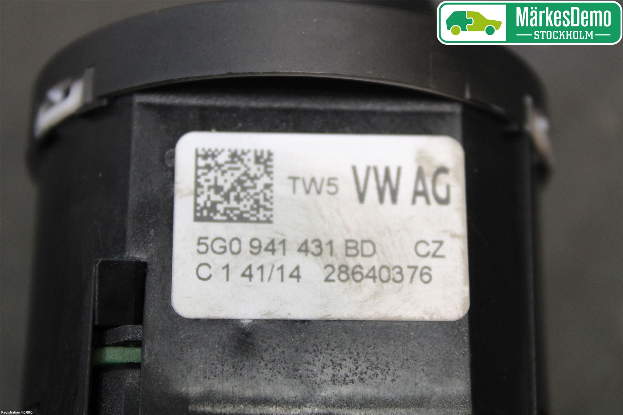 Volkswagen VW GOLF / E-GOLF VII 13-20 Bryter Hovedlys