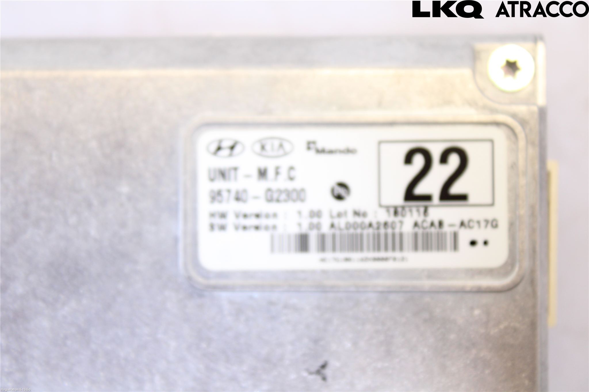Hyundai IONIQ AE 17-22 Parkeringshjelp Kamera