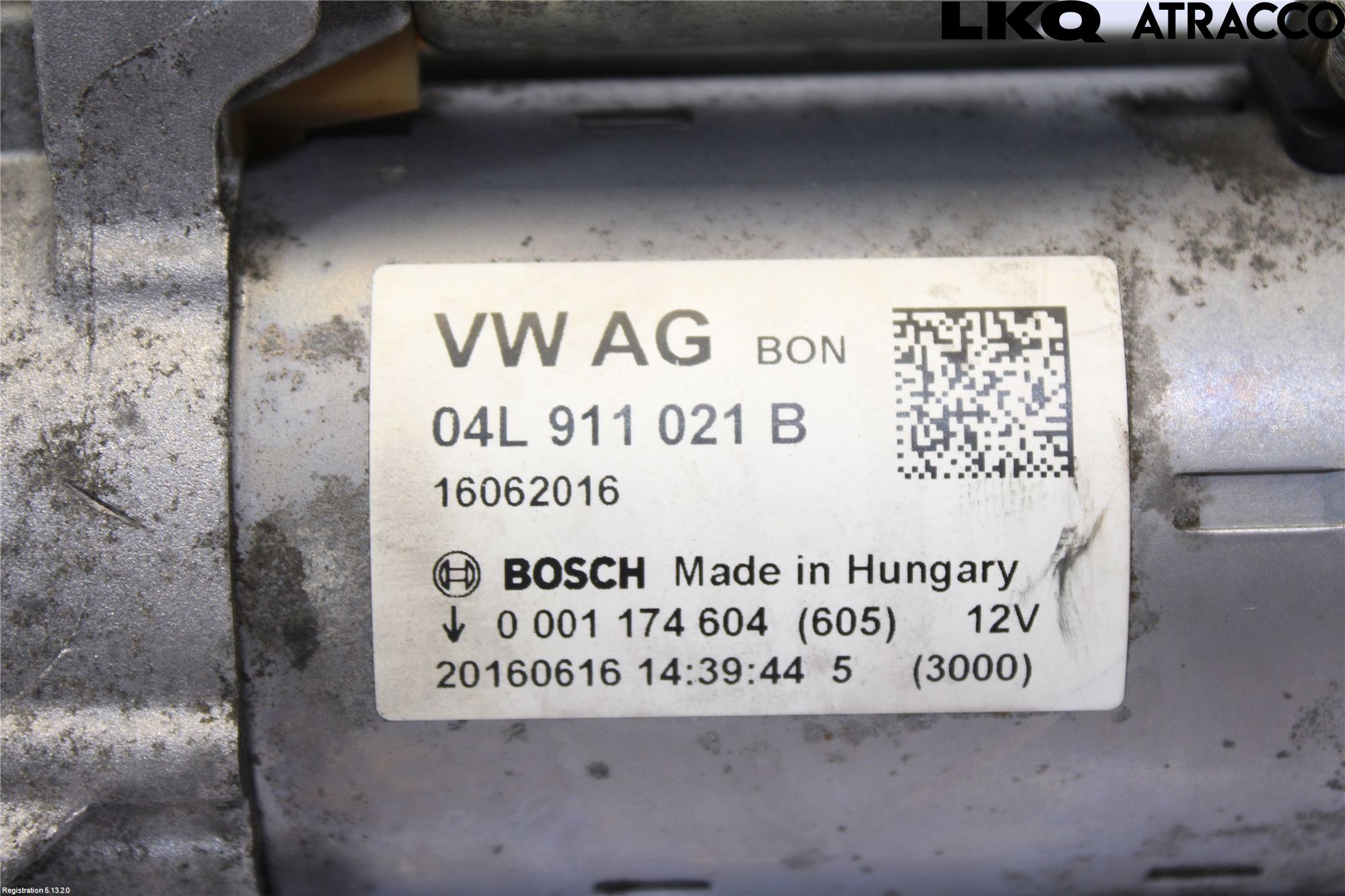 Audi A4/S4 B9 16-19 Startmotor Diesel