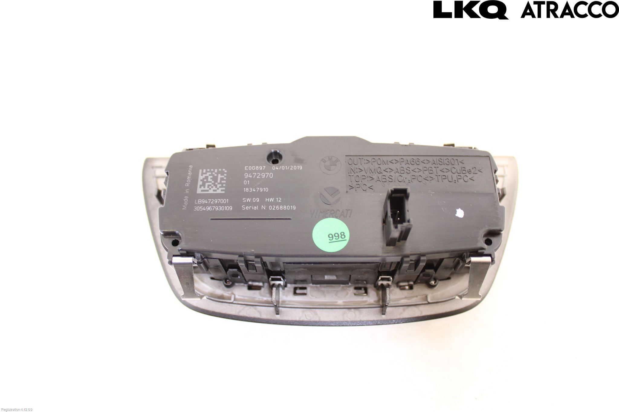 BMW 5 G30/G31/F90 17-23 Bryter Hovedlys