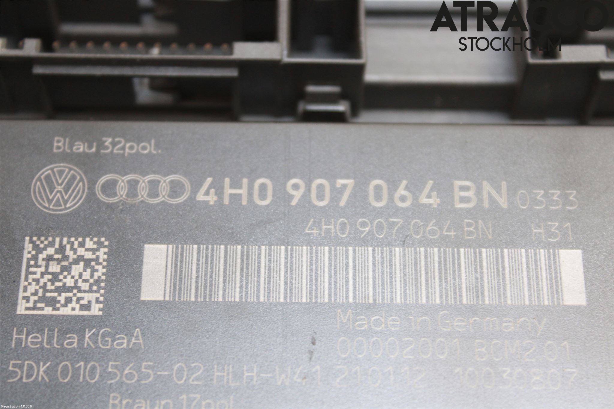 Audi A7/S7 4G 11-17 Styreenhet Klima