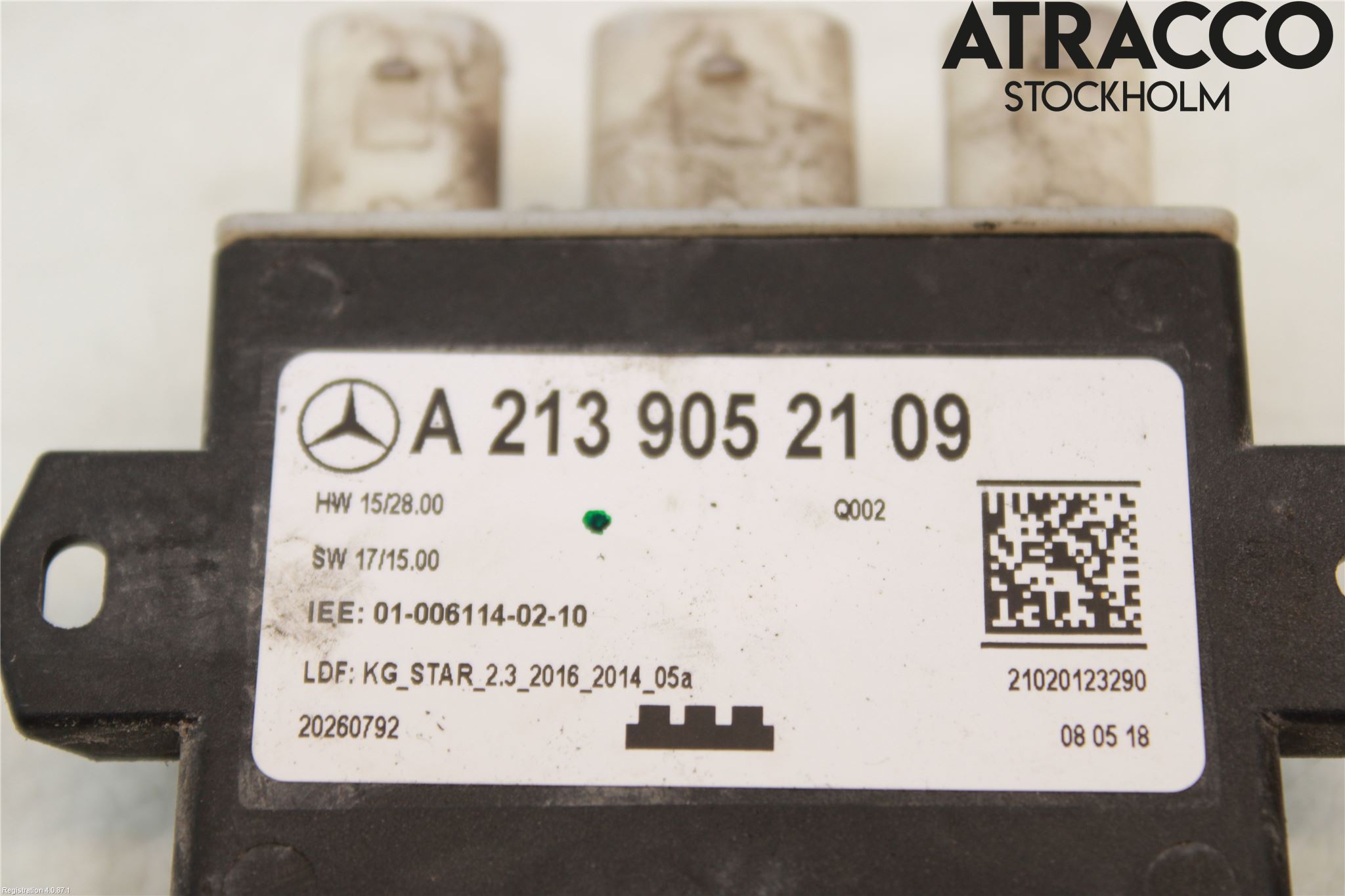 Mercedes-Benz MB S-KLASS (W222) 13-20 Styreenhet Bakluke