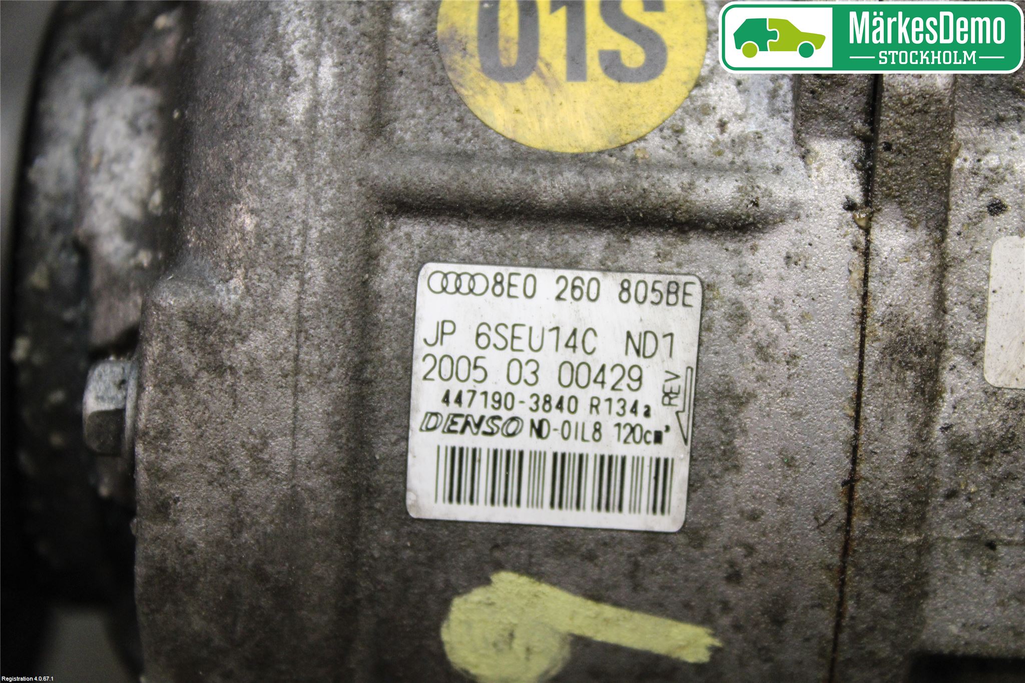 Audi A4/S4 05-07 Varme Ac Kompressor