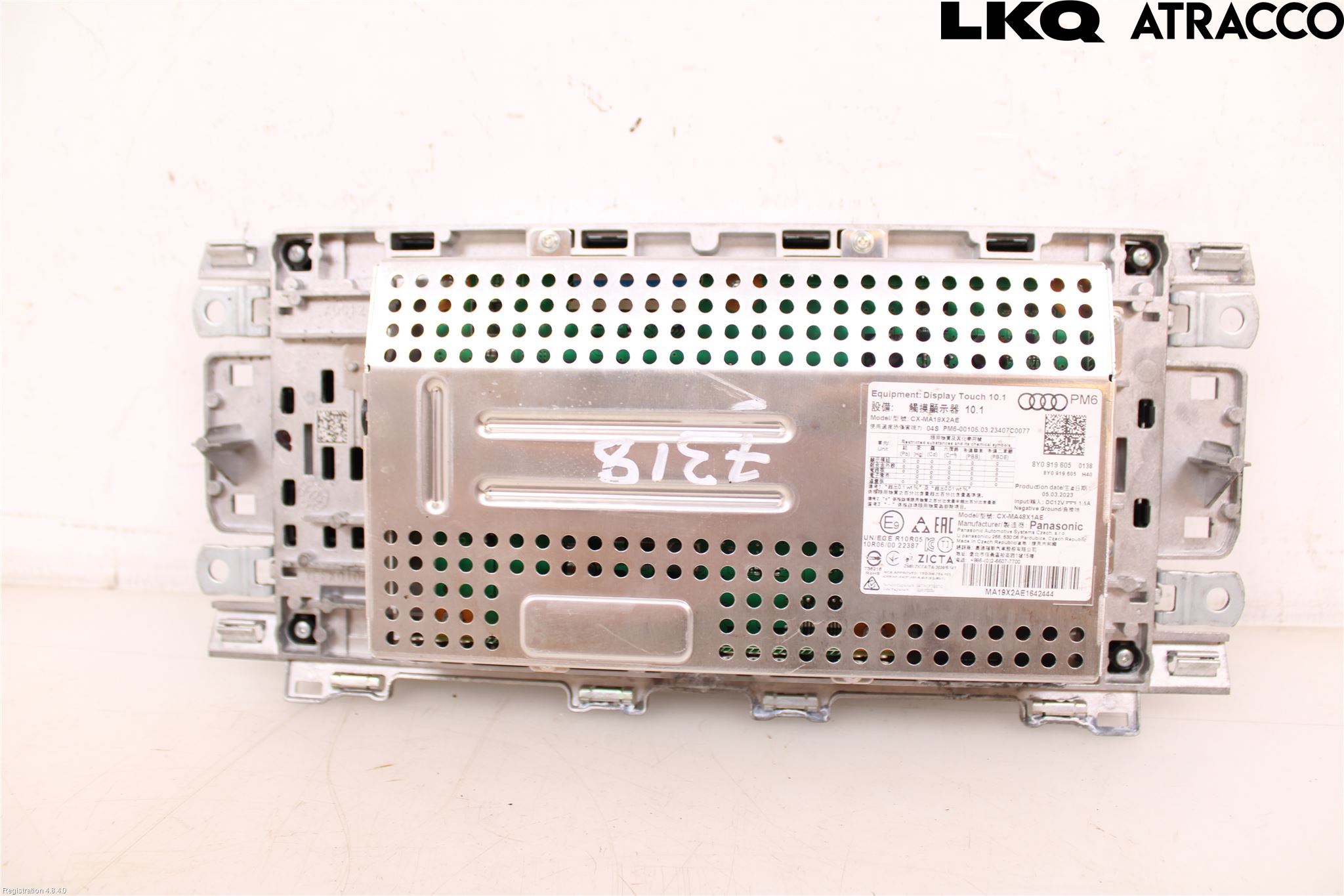 Audi A3/S3 8Y 21- Instr Skjerm Dvd-Gps-Ac-Tlf