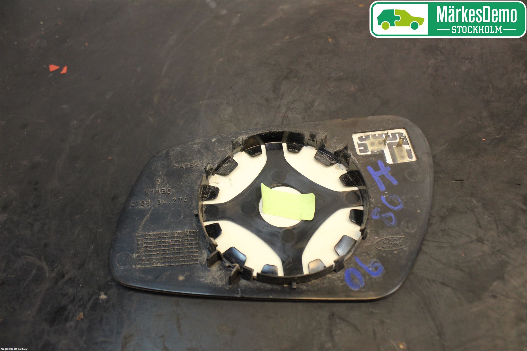Ford MONDEO     01-06 Speil Glass H