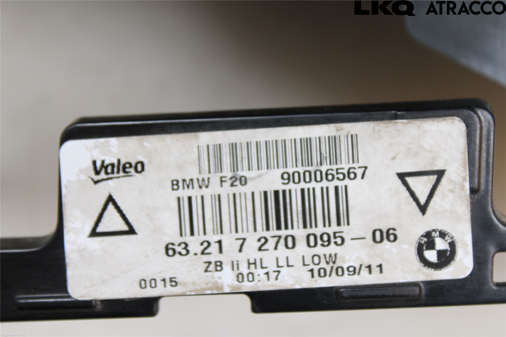 BMW 1 F20/F21 11-19 Baklykt Venstre