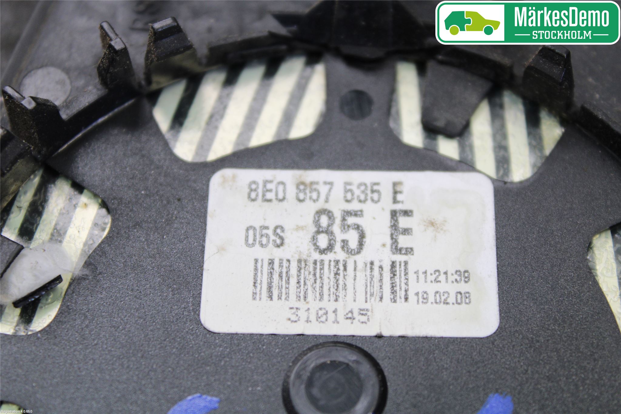 Audi A6/S6     05-11 Speil Glass V