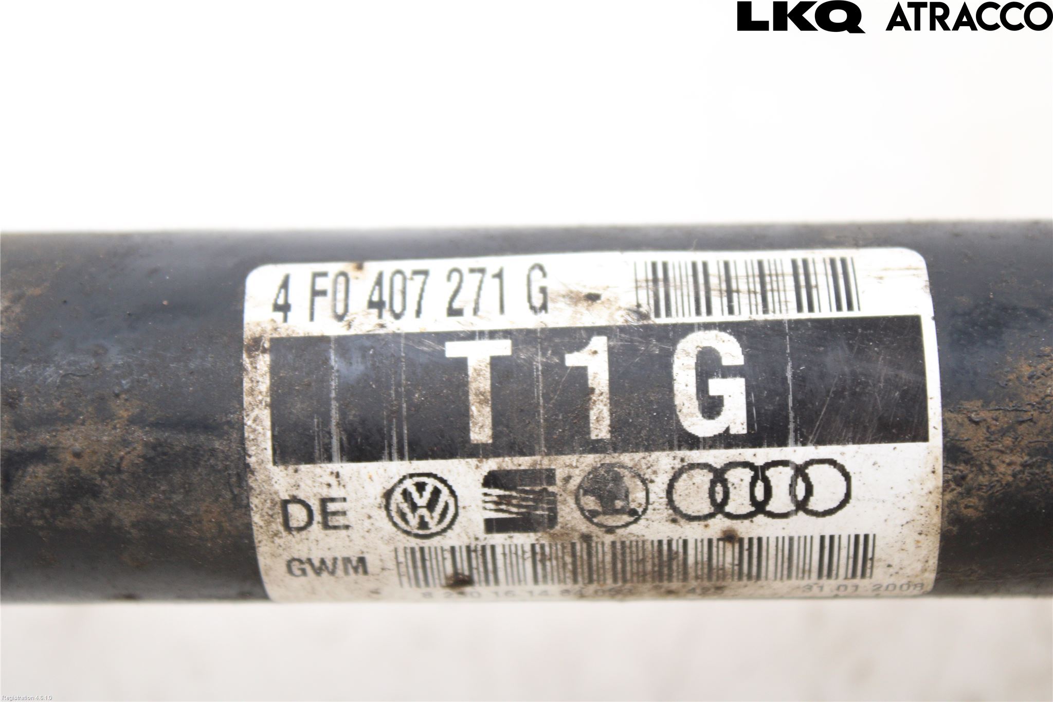Audi A6/S6     05-11 Drivaksel Foran Kompl Venstre