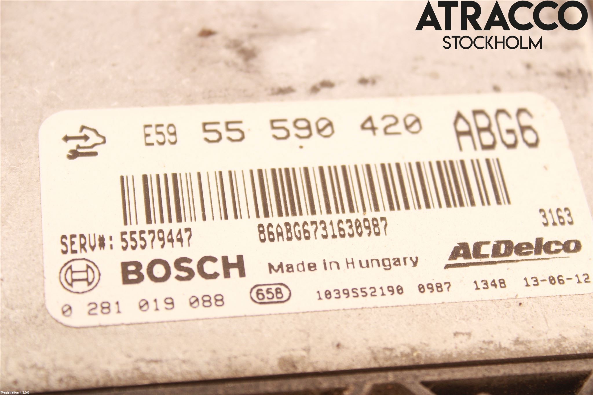 Opel INSIGNIA 09-16 Styreenhet Dieselpumpe
