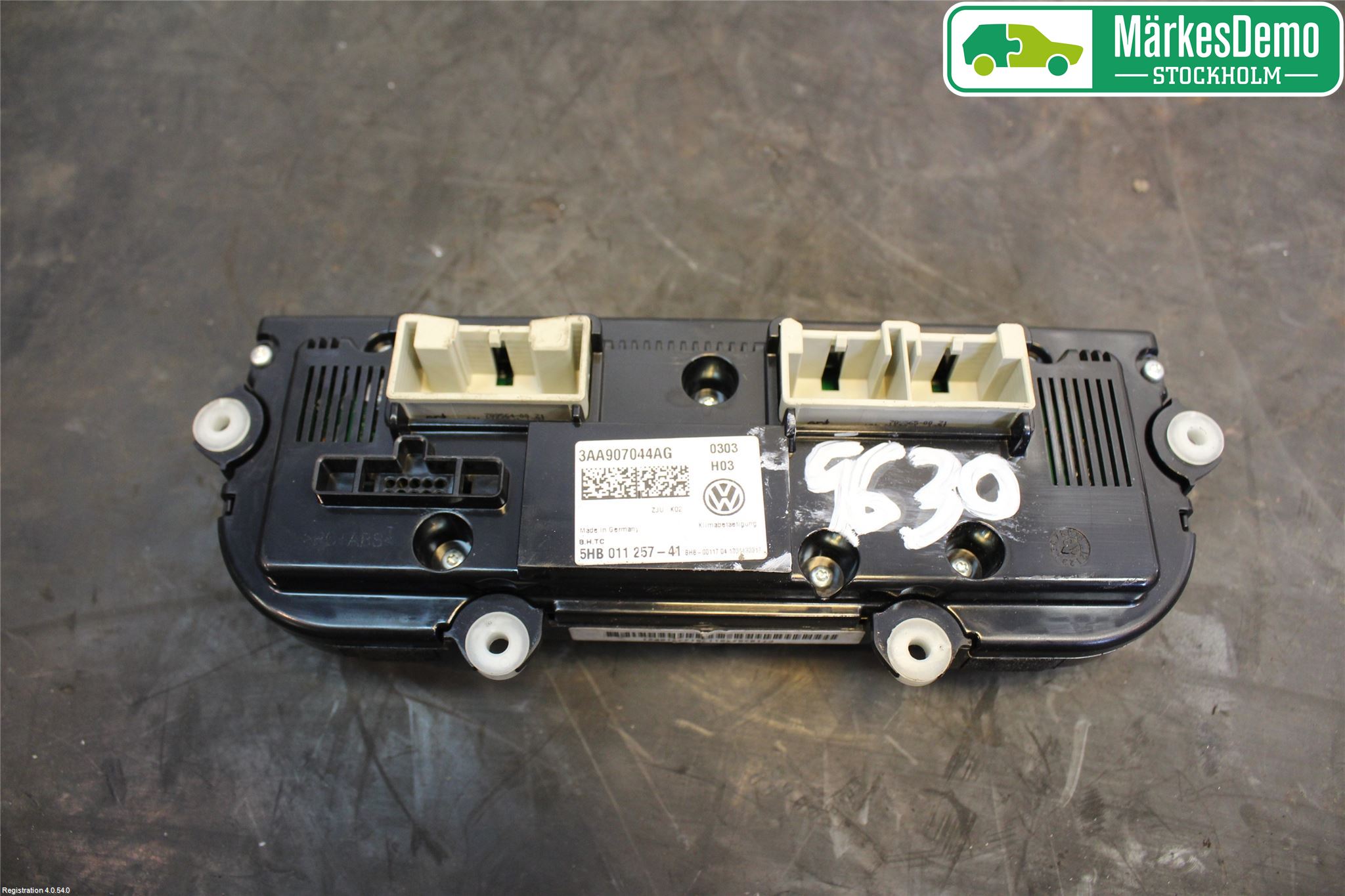 Volkswagen VW PASSAT CC 08-16 Varme Ac Betjening-Display