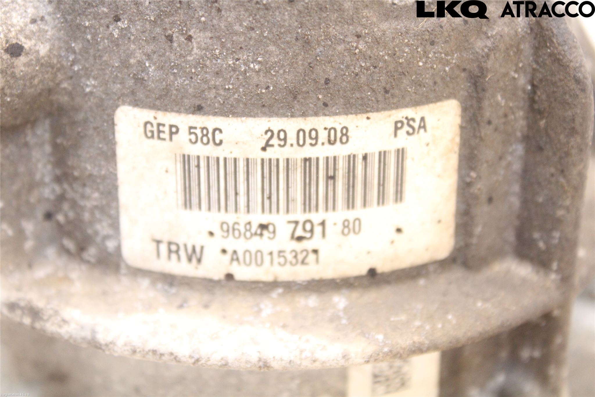 Peugeot 308 08-13 Servostyring Eletrisk Pumpe