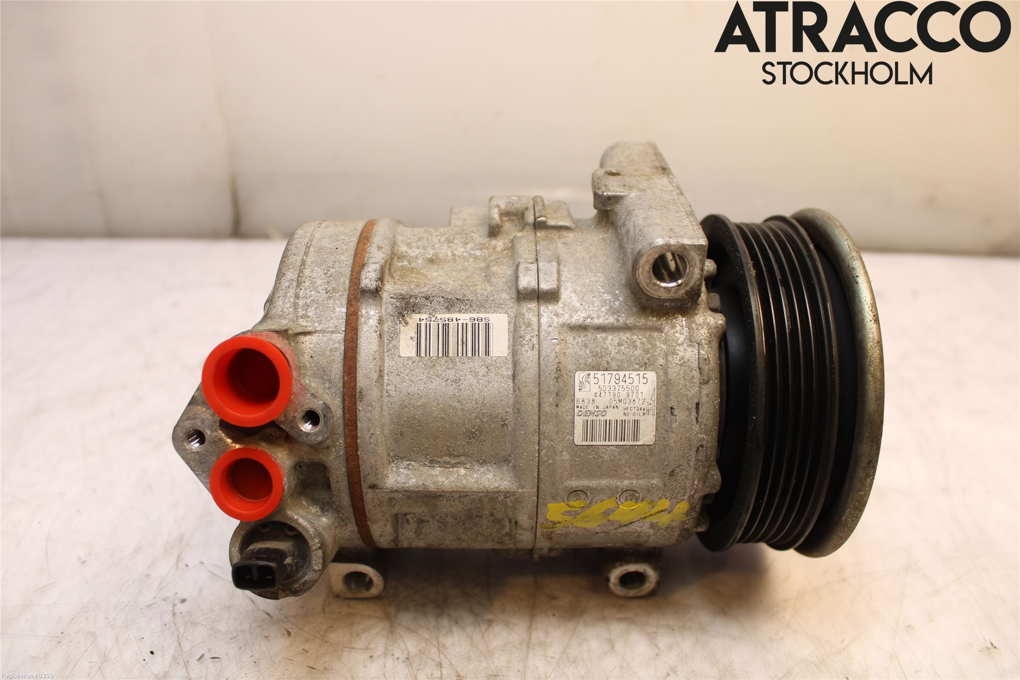 Fiat BRAVO 07-11 Varme Ac Kompressor