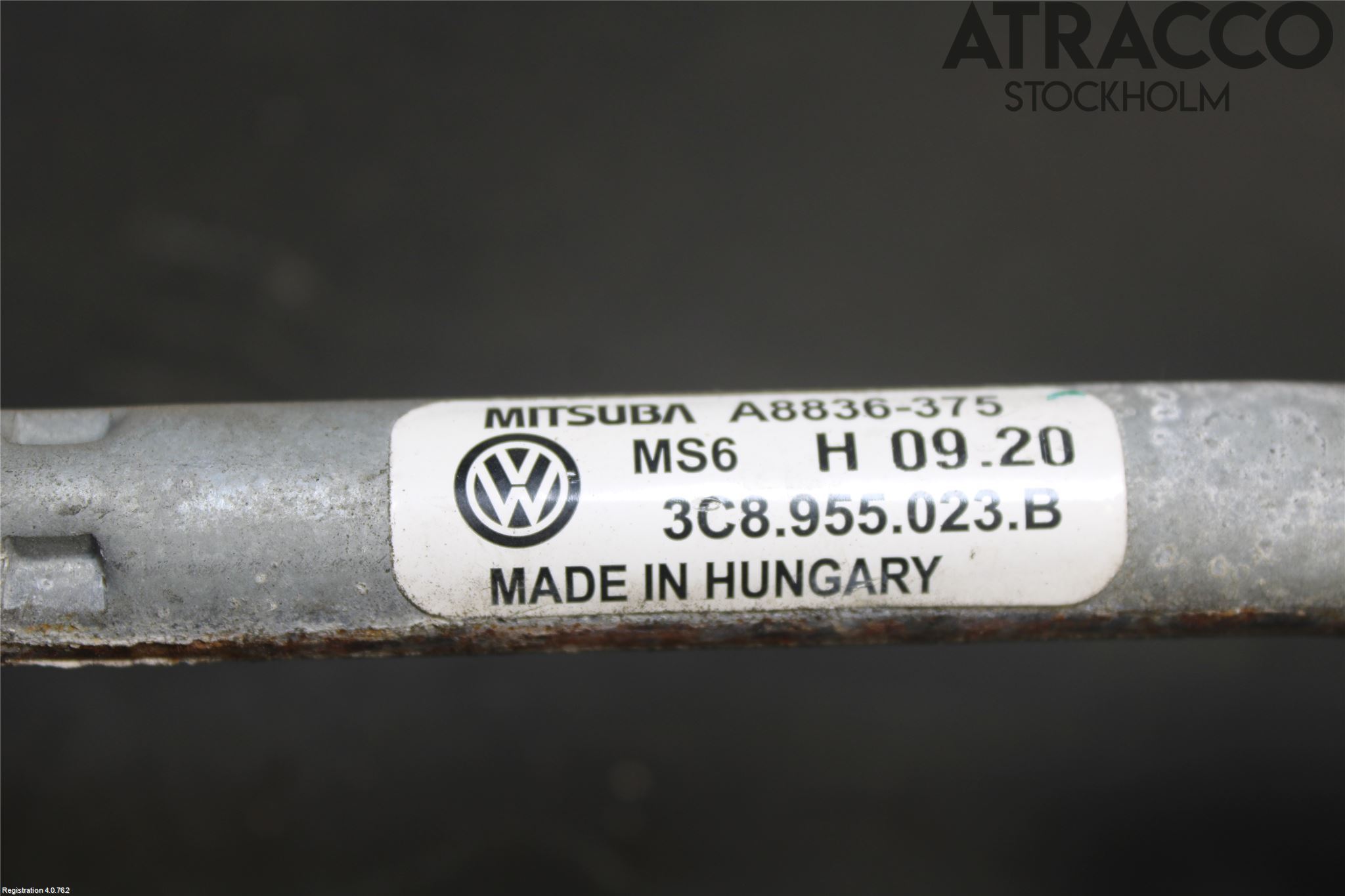 Volkswagen VW PASSAT CC 08-16 Viskeroverføring Frontrute