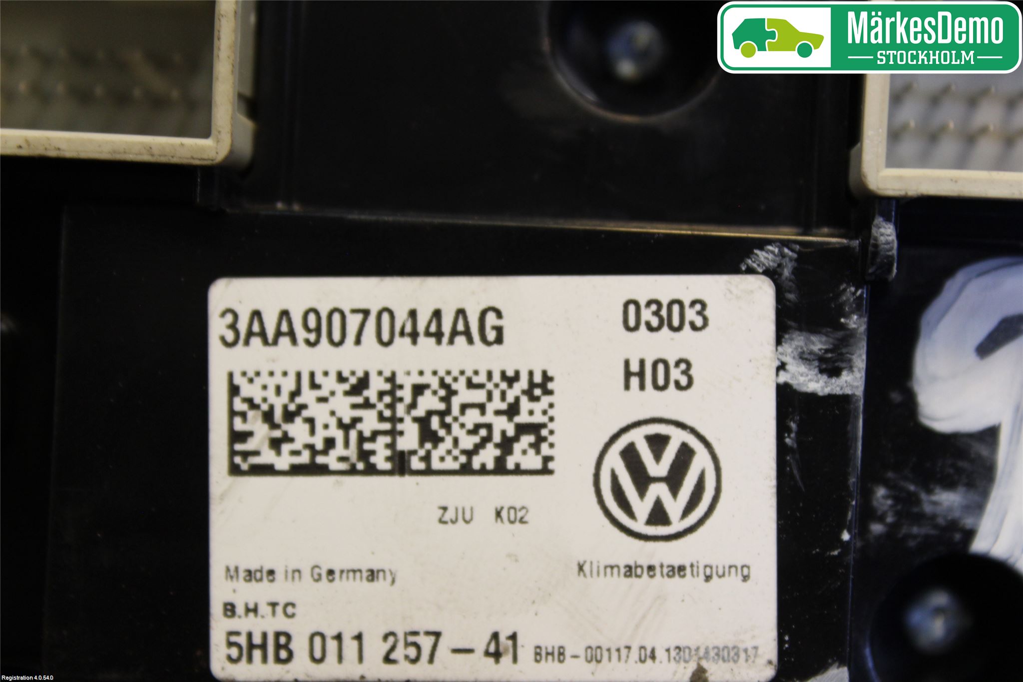 Volkswagen VW PASSAT CC 08-16 Varme Ac Betjening-Display