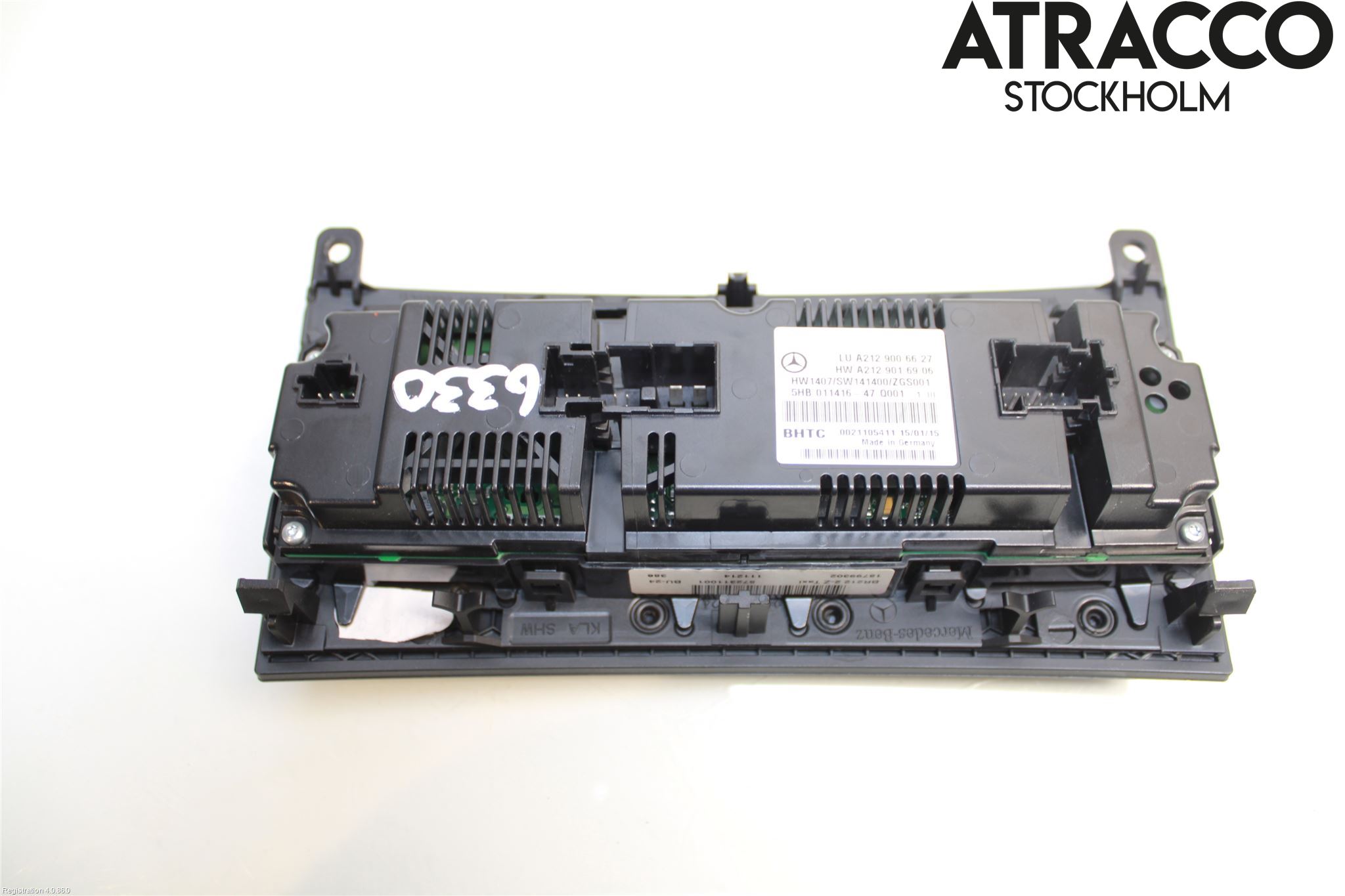 Mercedes-Benz MB E-KLASS (W212) 09-16 Varme Ac Betjening-Display