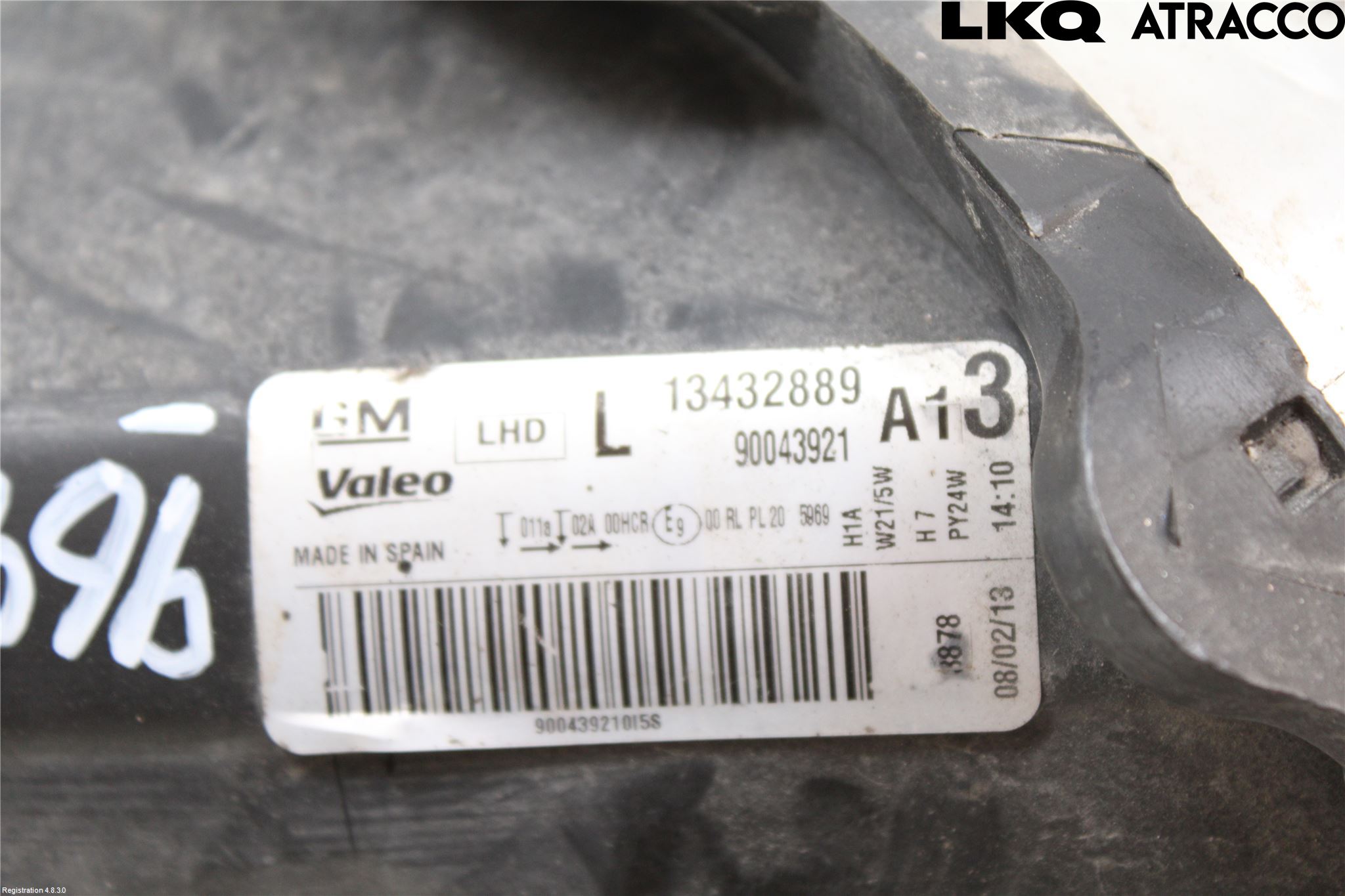 Opel CORSA D 07-14 Frontlykt Venstre