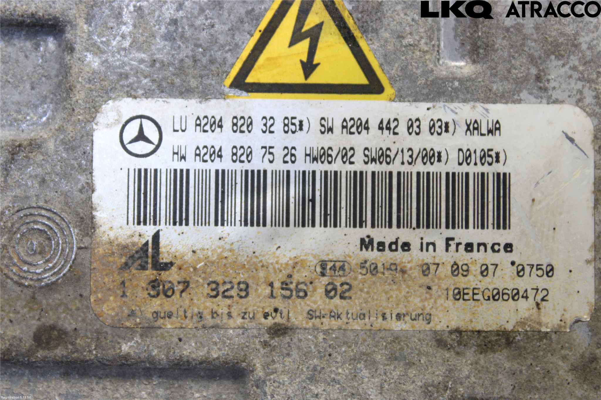 Mercedes-Benz MB C-KLASS (W204) 07-15 Styreenhet Xenon
