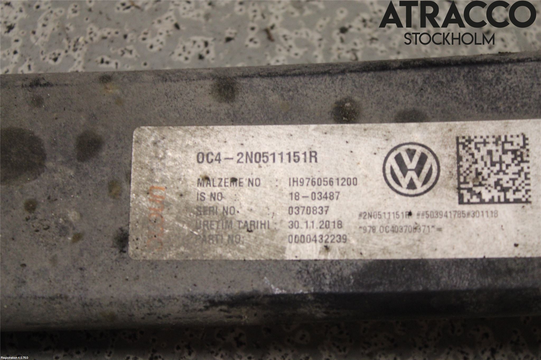Volkswagen VW CRAFTER II / E-CRAFTER 17- Fjær Bak Blad