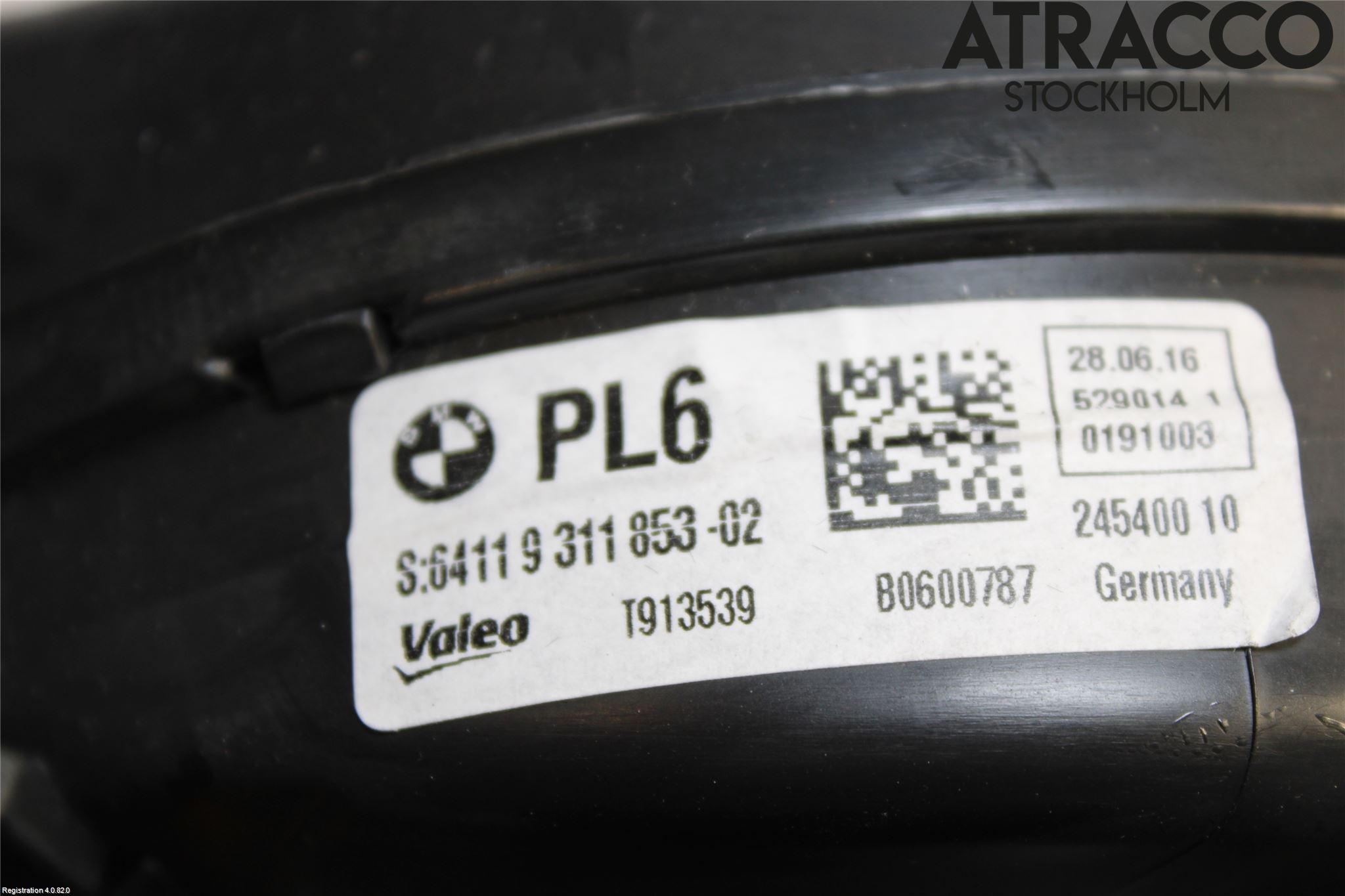 BMW 5 F10/F11/F18 09-17 Varmeapparat Viftemotor