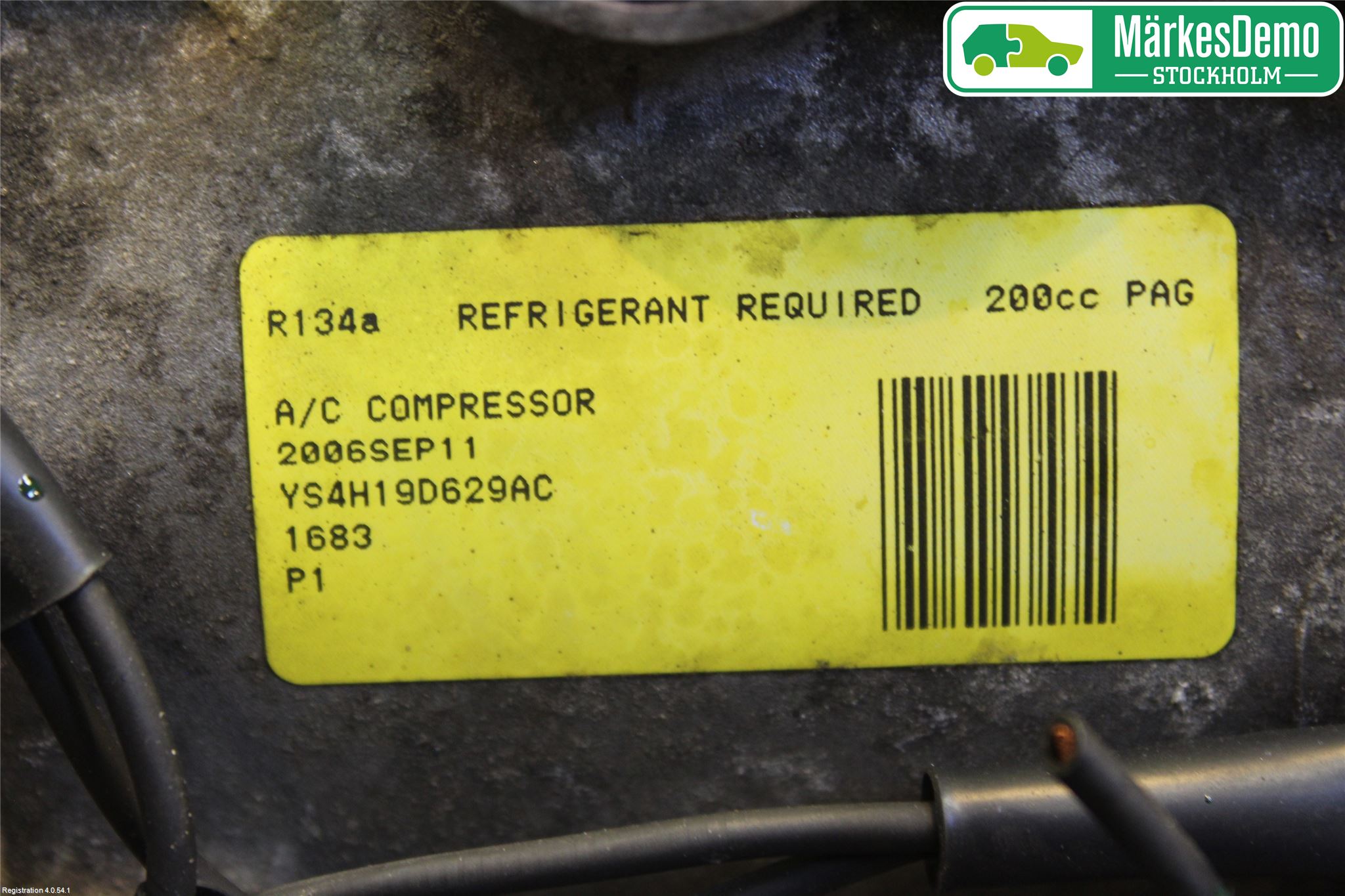Mazda 2 (DY) 03-07 Varme Ac Kompressor