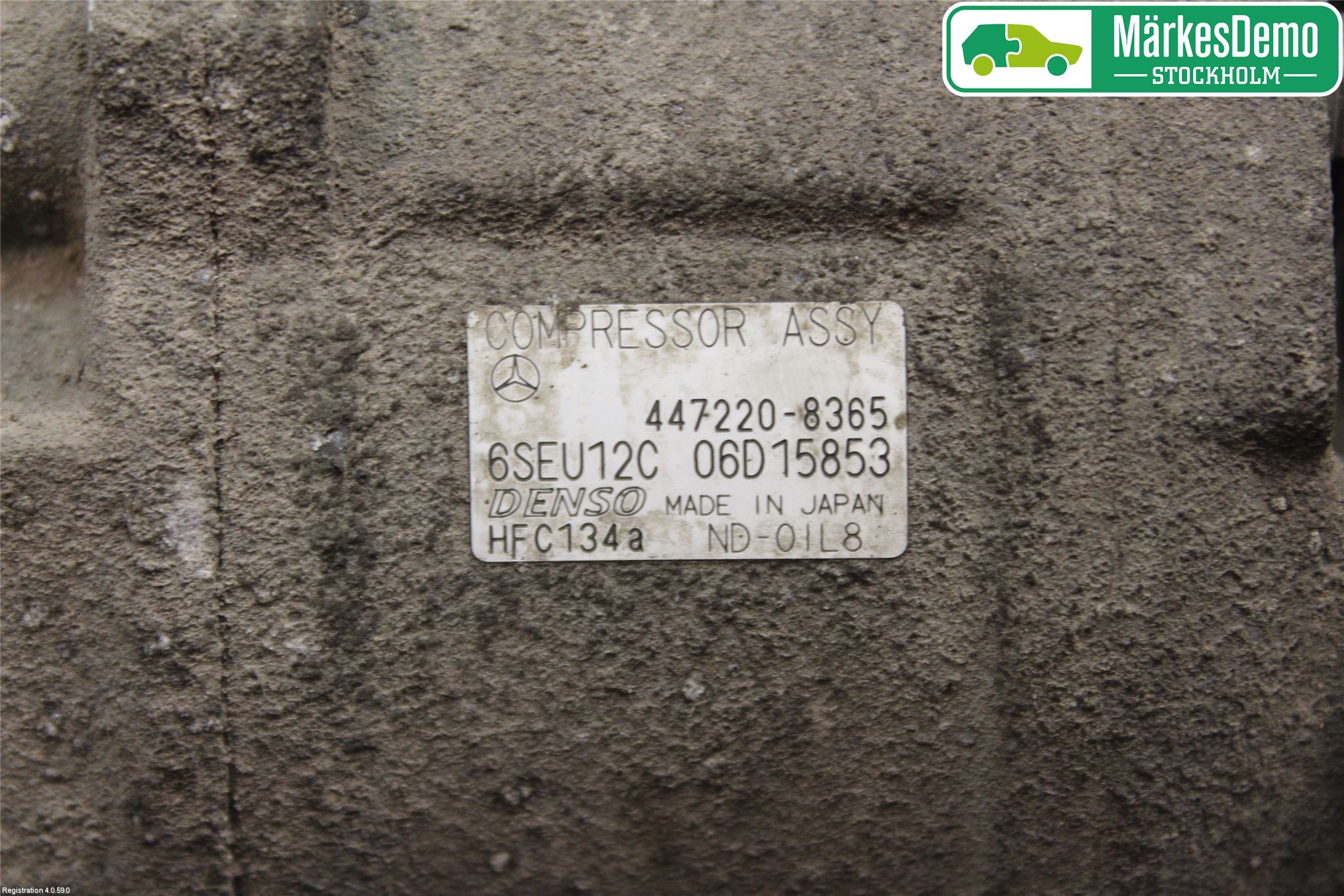 Mercedes-Benz MB A-KLASS (W168) 98-04 Varme Ac Kompressor