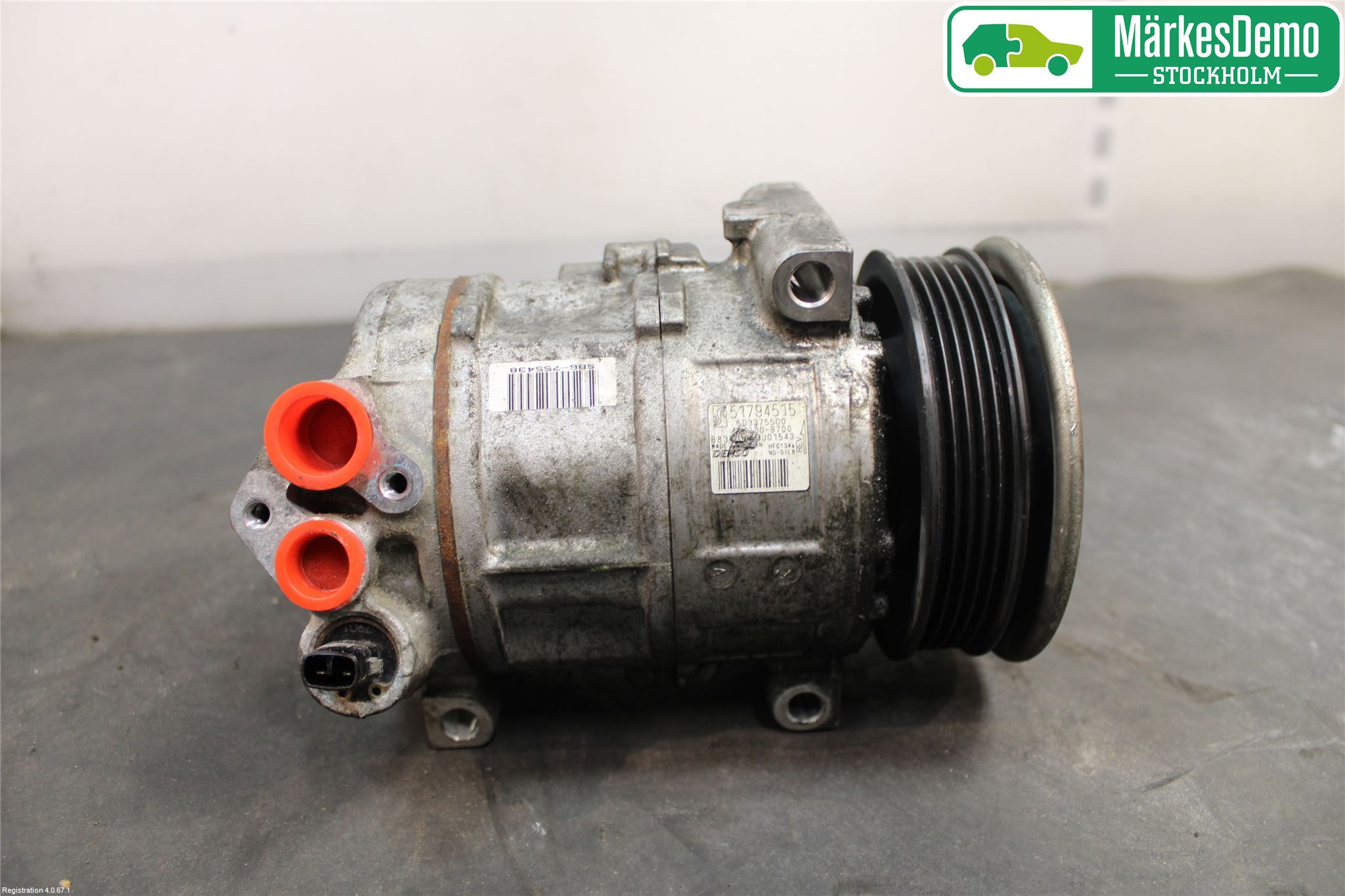 Fiat BRAVO 07-11 Varme Ac Kompressor