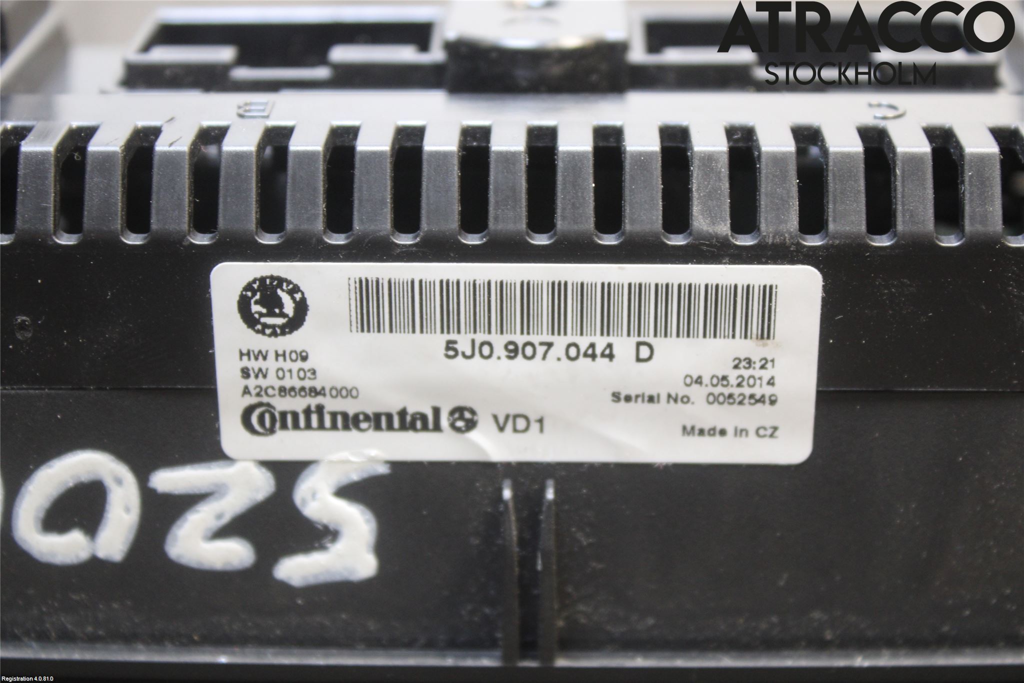 Skoda FABIA 07-14 Varme Ac Betjening-Display