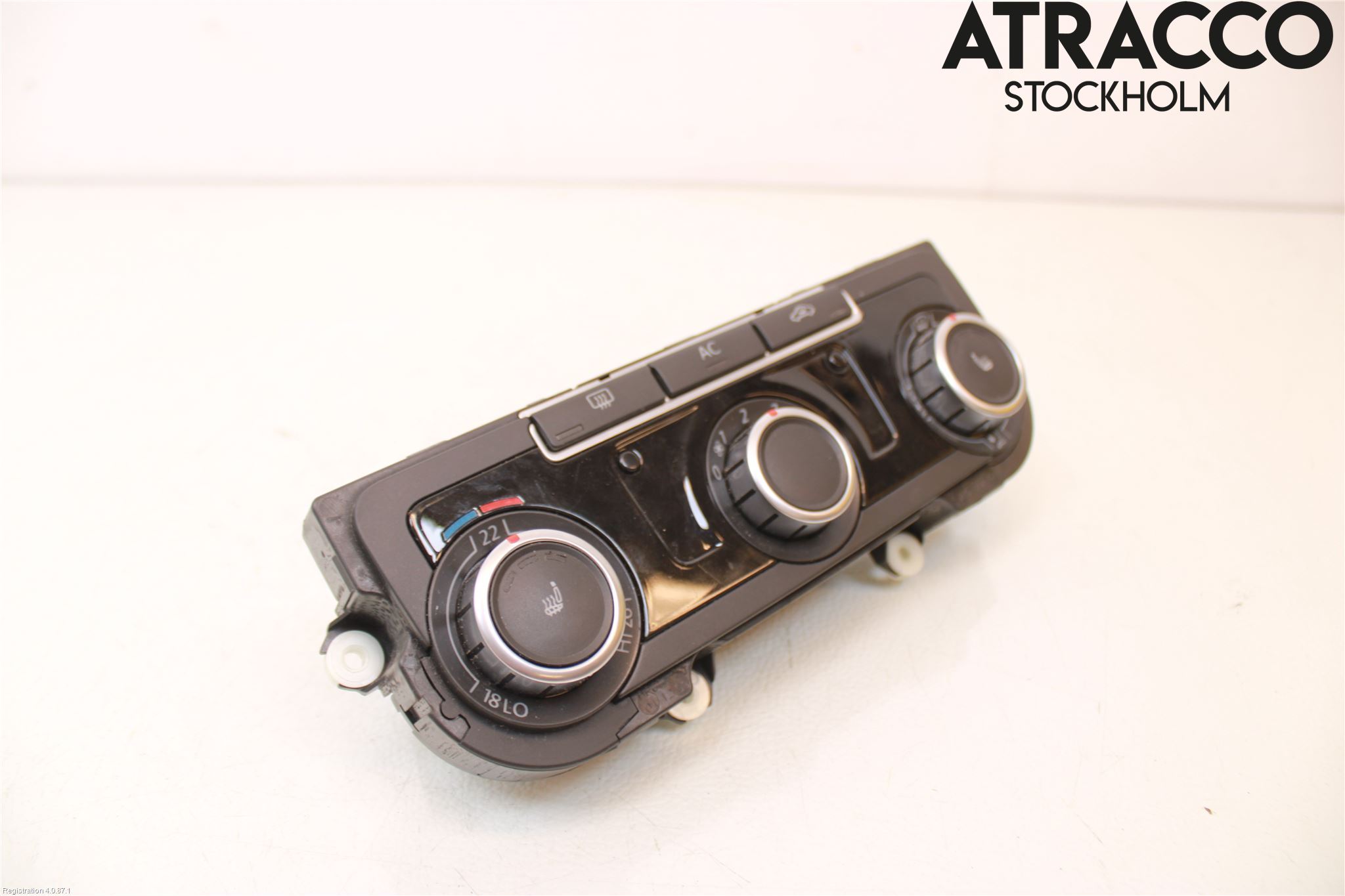 Volkswagen VW GOLF VI 09-13 Varme Ac Betjening-Display