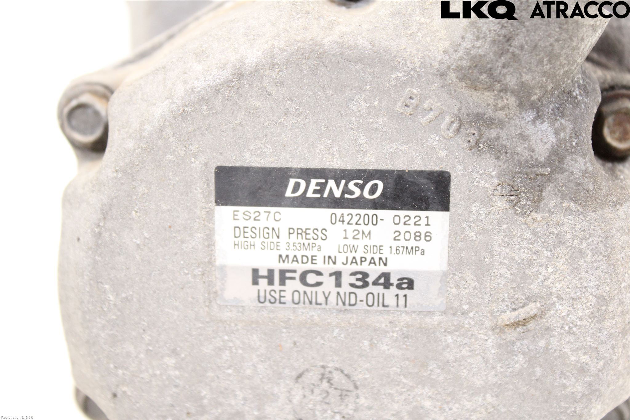 Lexus RX AL10 09-15 Varme Ac Kompressor