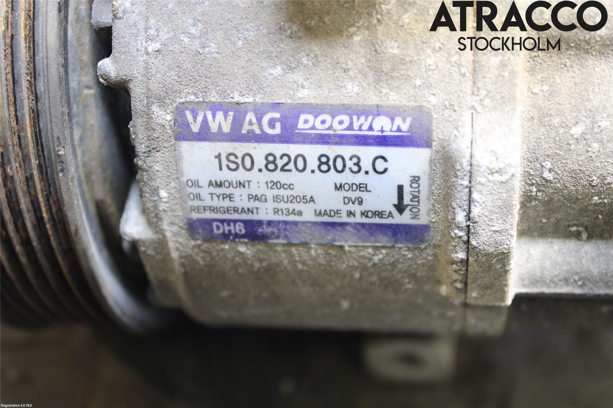 Skoda CITIGO / CITIGO E IV Varme Ac Kompressor