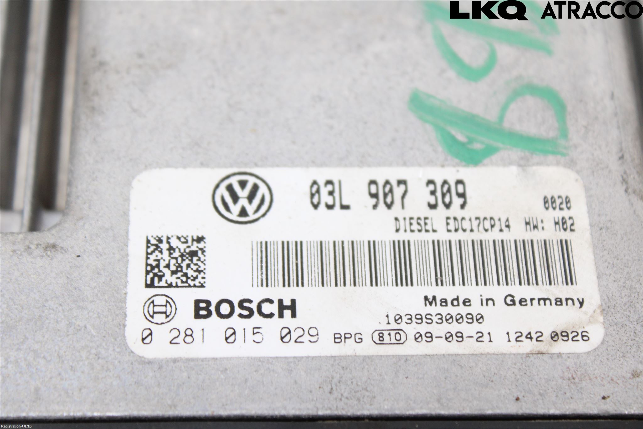 Volkswagen VW PASSAT 05-11 Styreenhet Dieselpumpe