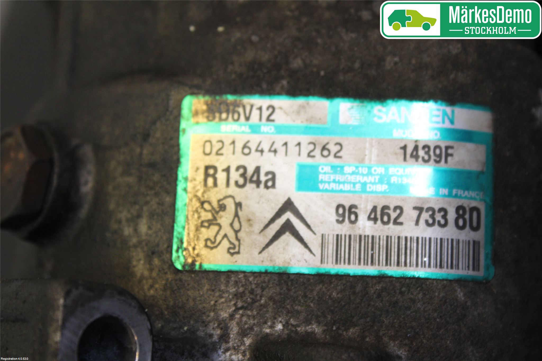 Citroen C3 -04 Varme Ac Kompressor