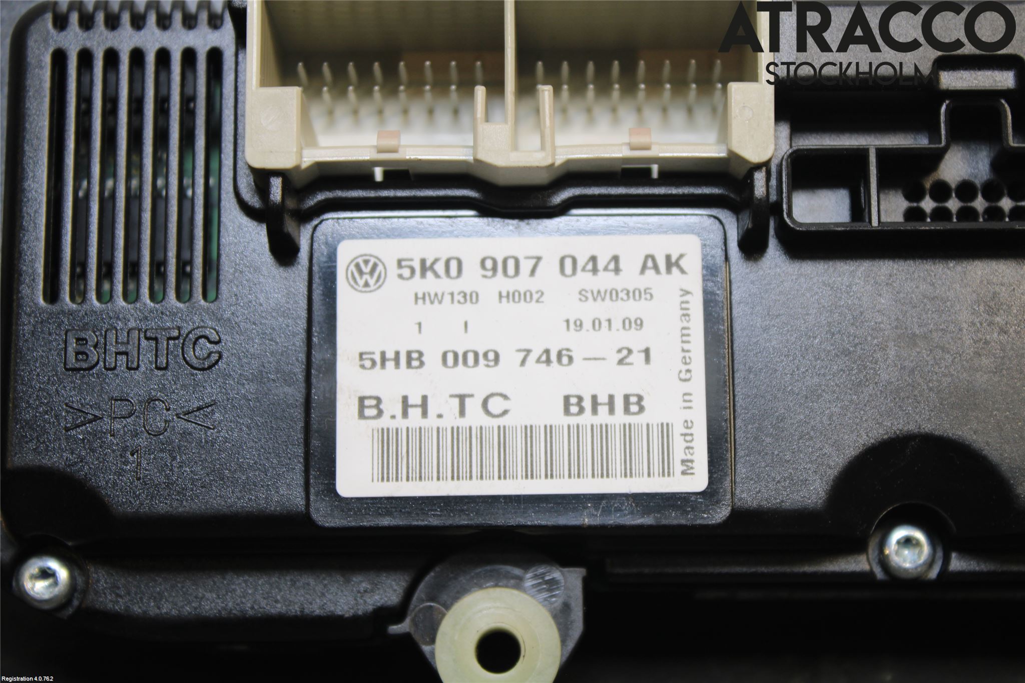 Volkswagen VW GOLF VI 09-13 Varme Ac Betjening-Display