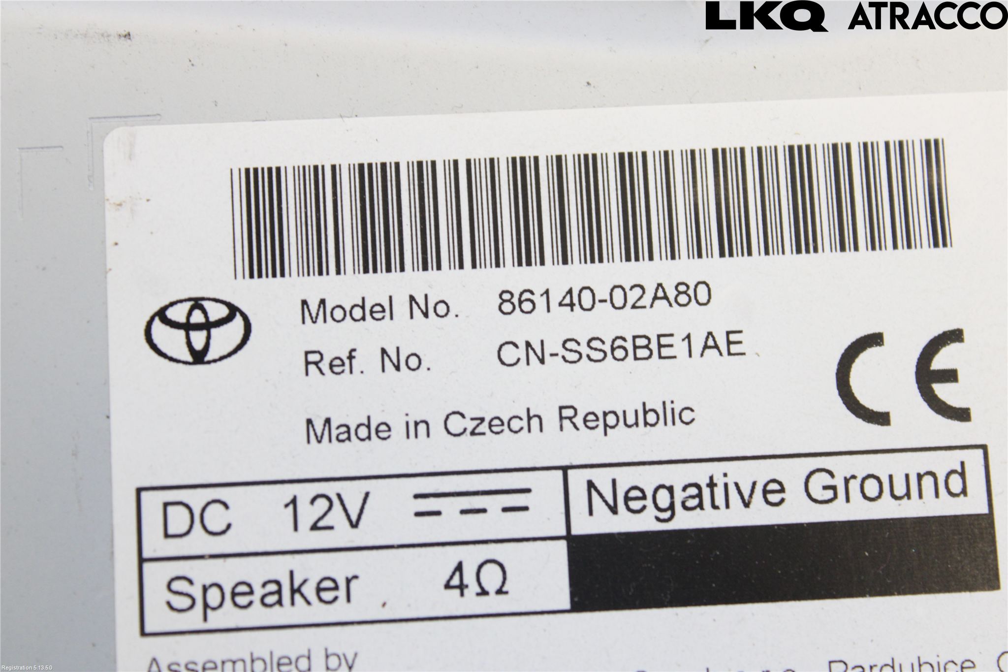 Toyota COROLLA 19- Stereo Radio Med Cd