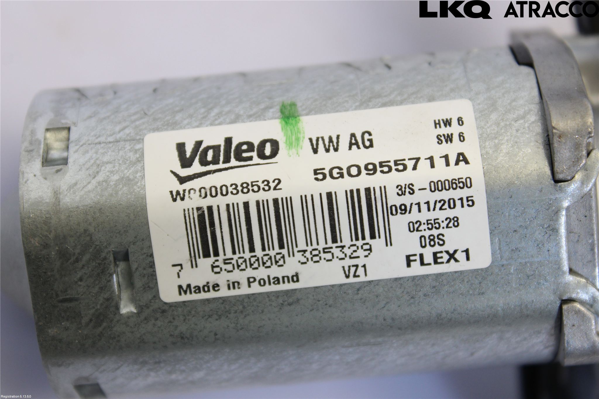 Volkswagen VW GOLF / E-GOLF VII 13-20 Viskermotor Bakluke