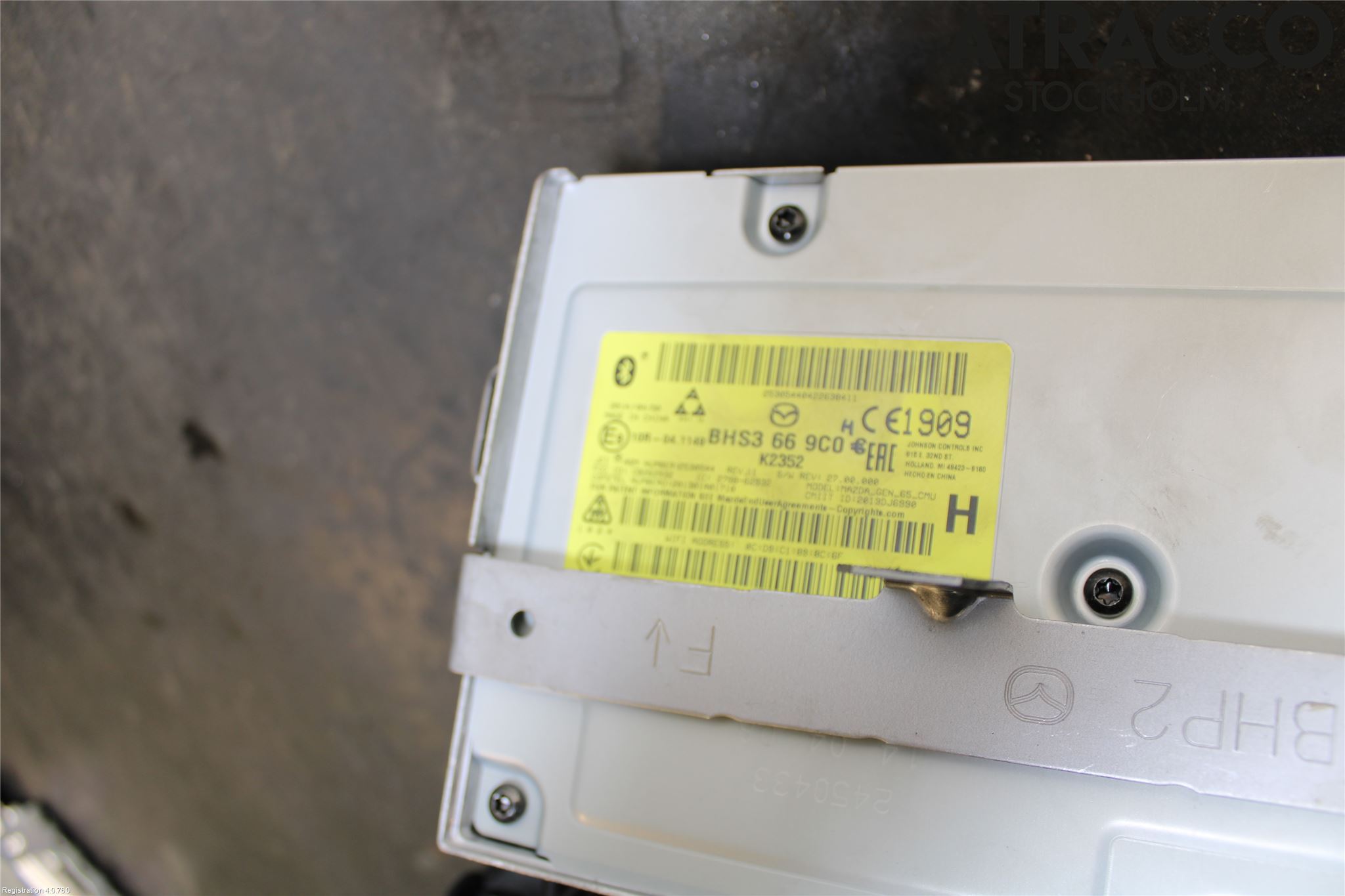 Mazda 3 III 14-19 Stereo Radio Med Cd