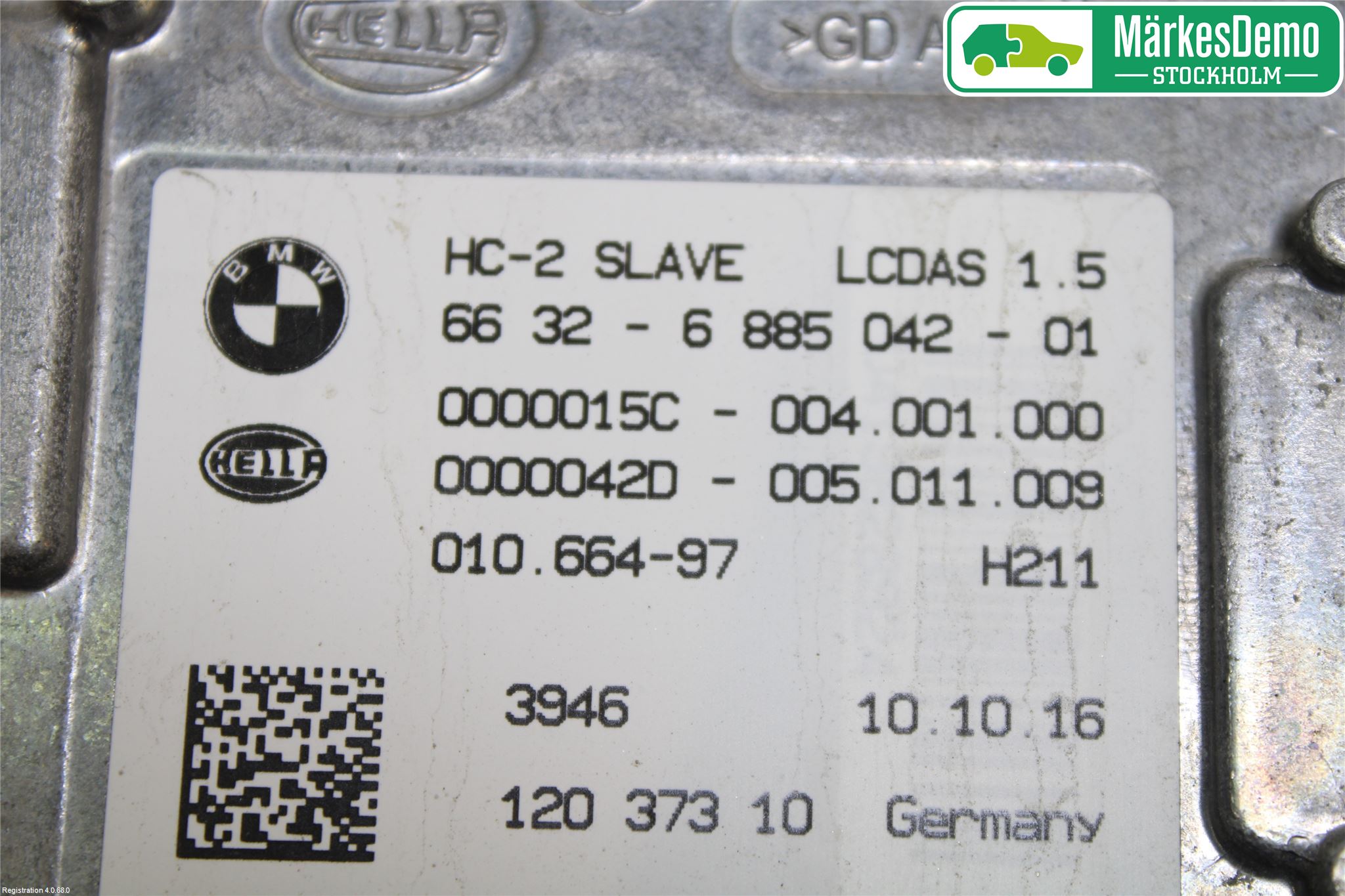 BMW 5 F10/F11/F18 09-17 Sensor Kollisjonsbeskyttelse
