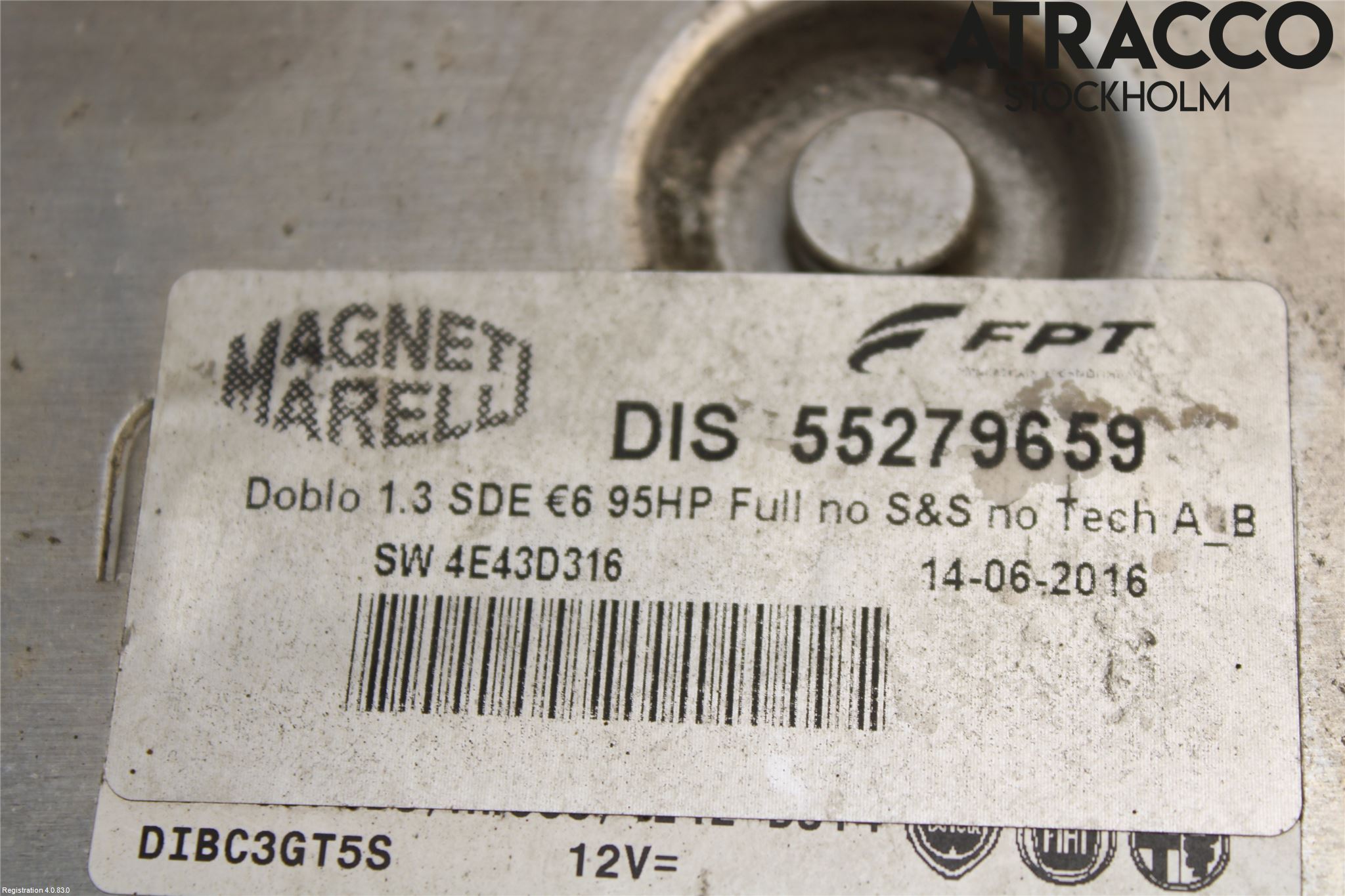 Fiat DOBLO CARGO Styreenhet Dieselpumpe