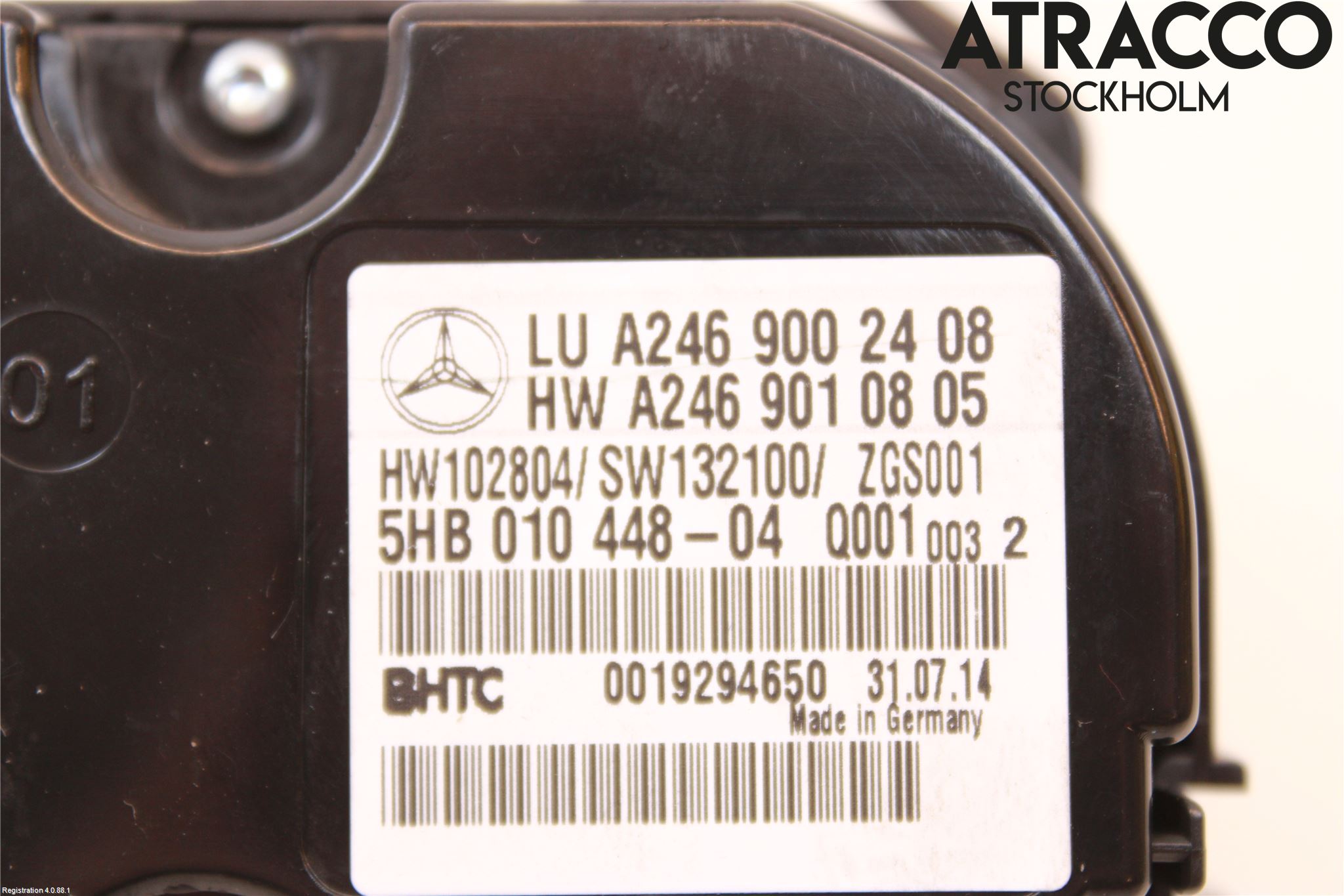 Mercedes-Benz MB CLA-KLASS (C117/X117) 13-19 Varme Ac Betjening-Display