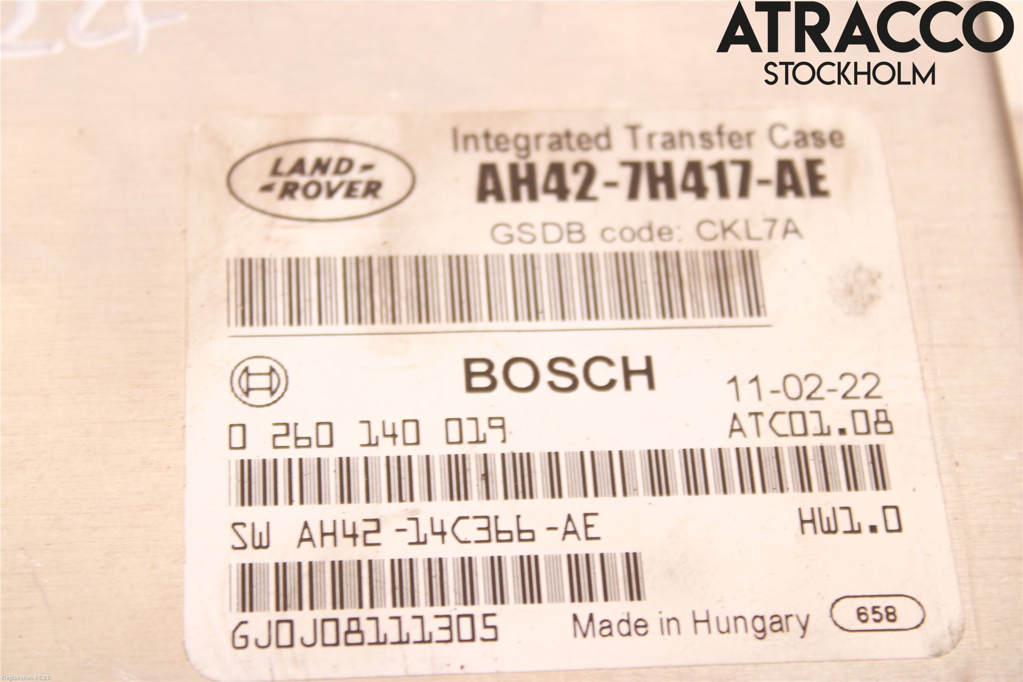 Landrover LAND ROVER DISCOVERY 4 10-16 Styreenhet Gearkasse