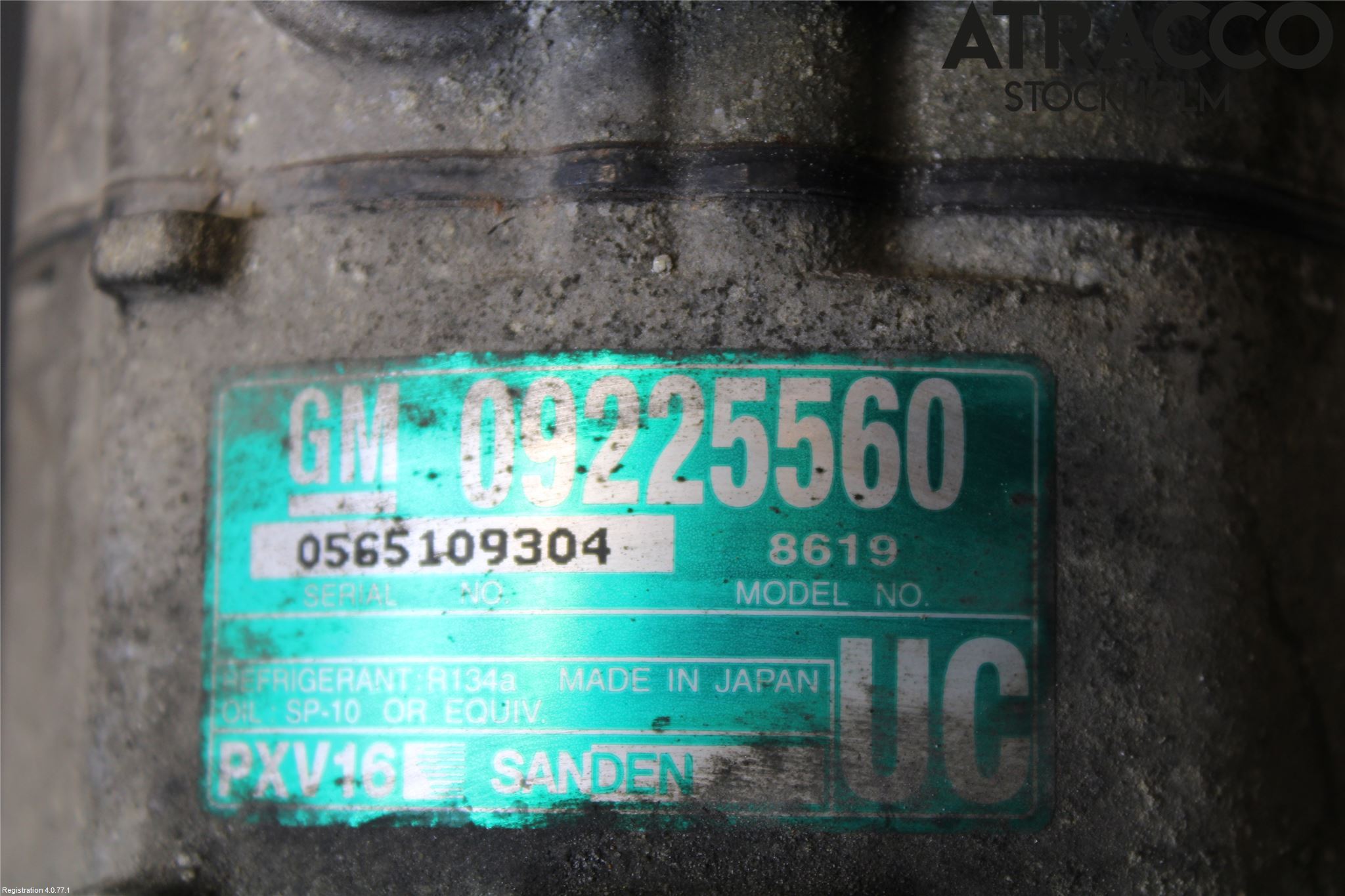 Opel VECTRA C 02-05 Varme Ac Kompressor