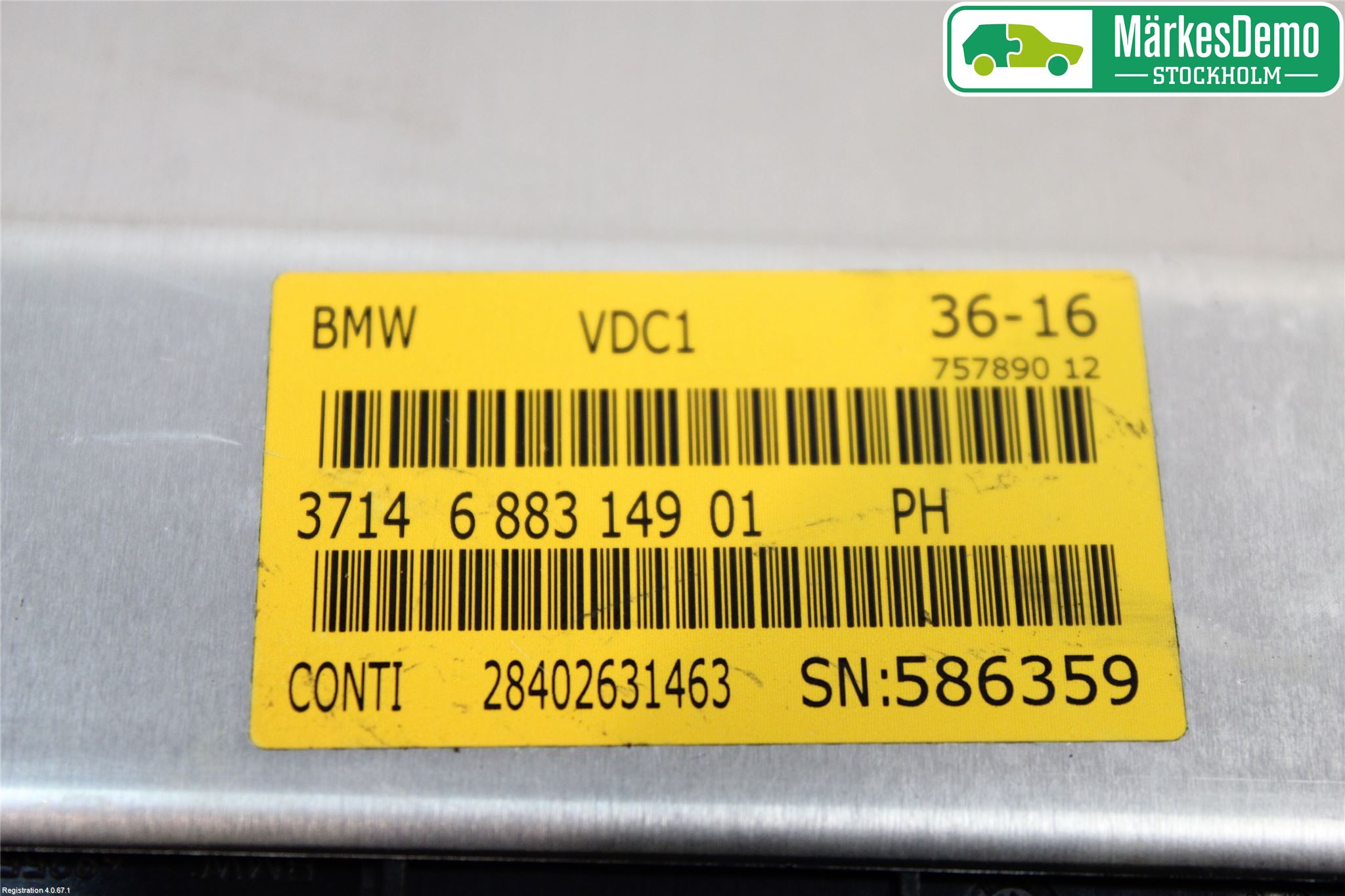BMW X5 F15 13-18 Styreenhet Fjæring
