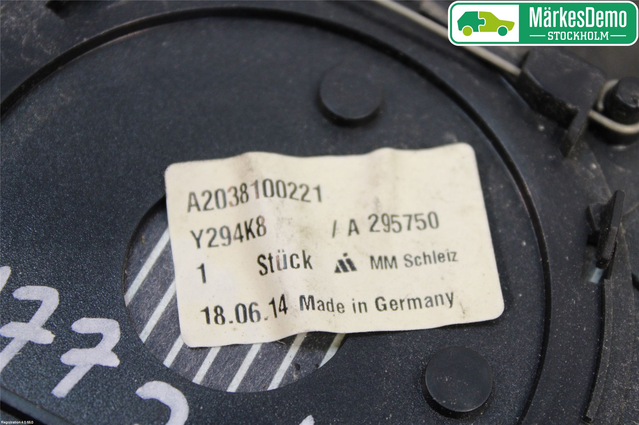 Mercedes-Benz MB C (203) 00-07 Speil Glass H
