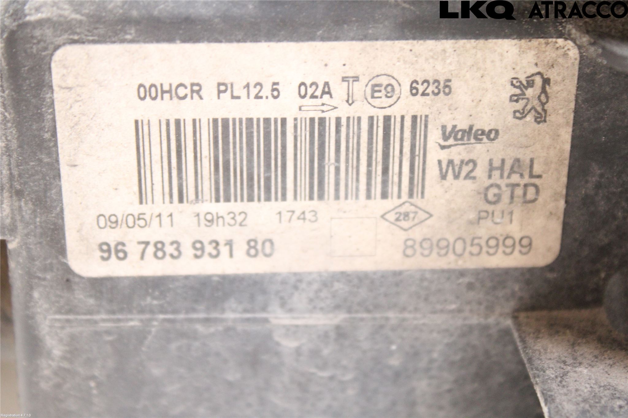 Peugeot 508 11-18 Frontlykt Venstre