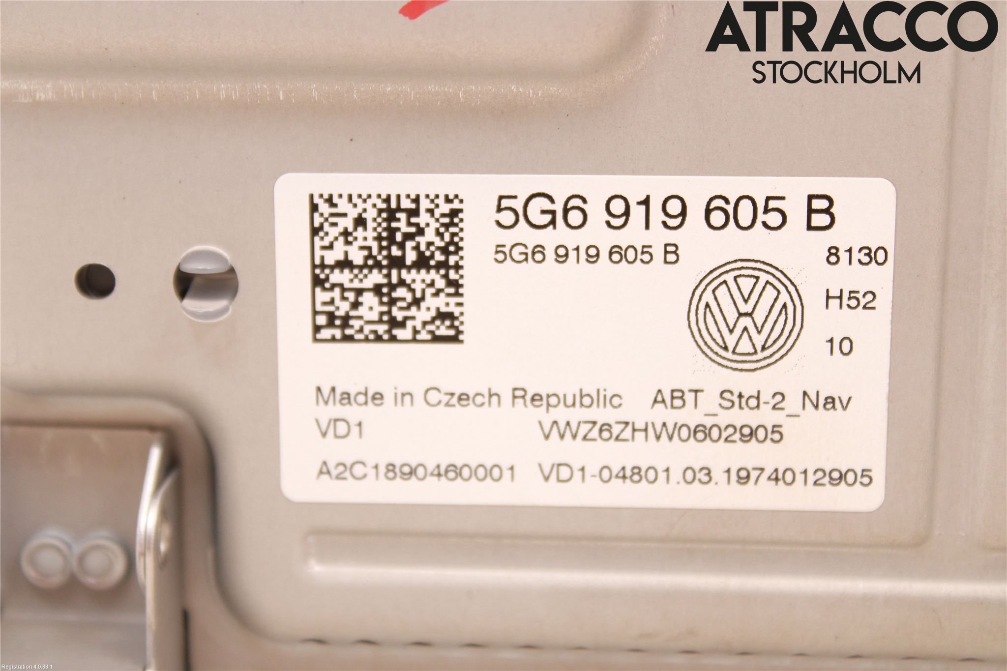 Volkswagen VW PASSAT 15-19 Stereo Radio Med Cd