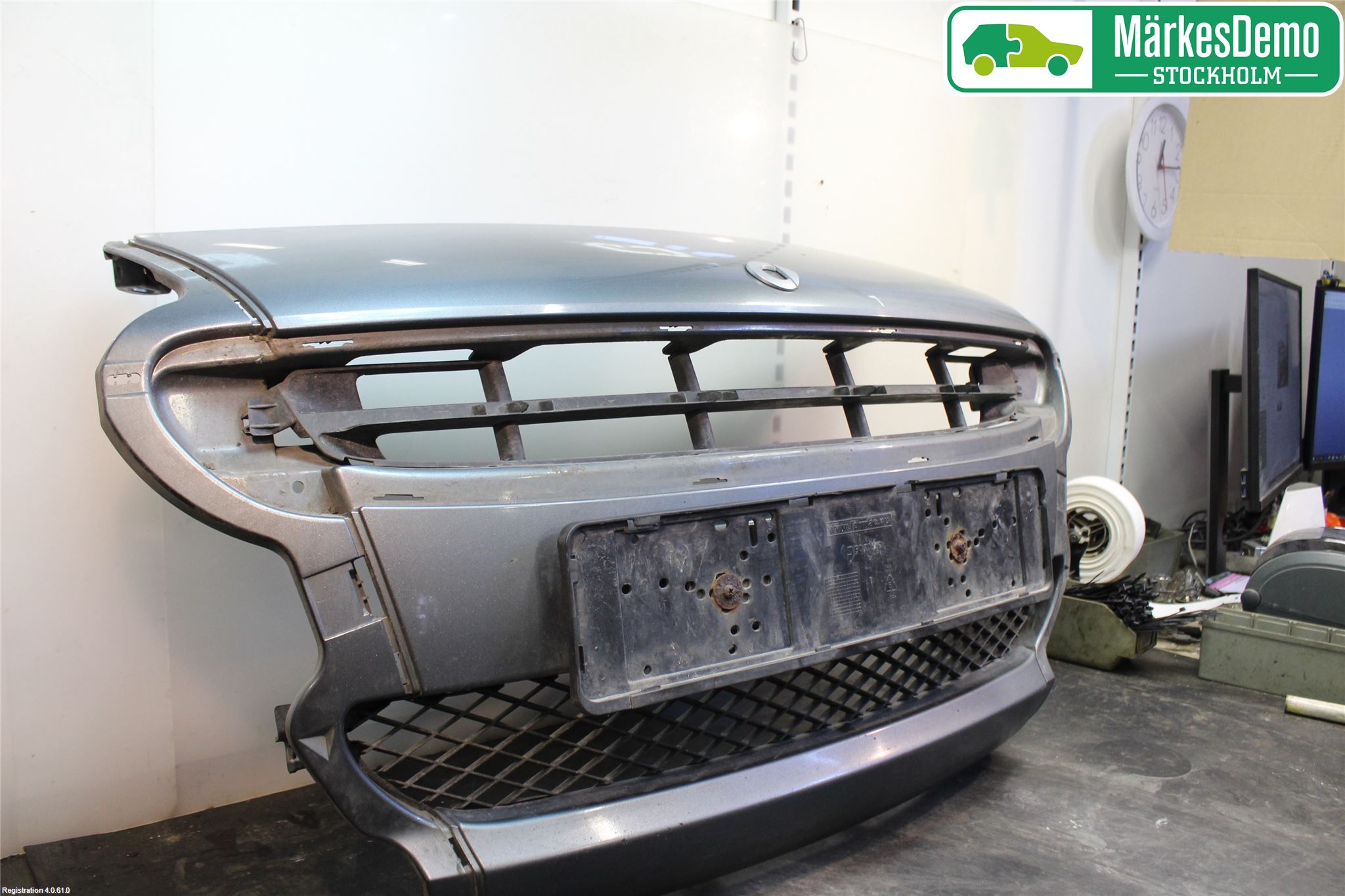 Smart FORFOUR 04-06 Støtfanger Foran Plastdeksel