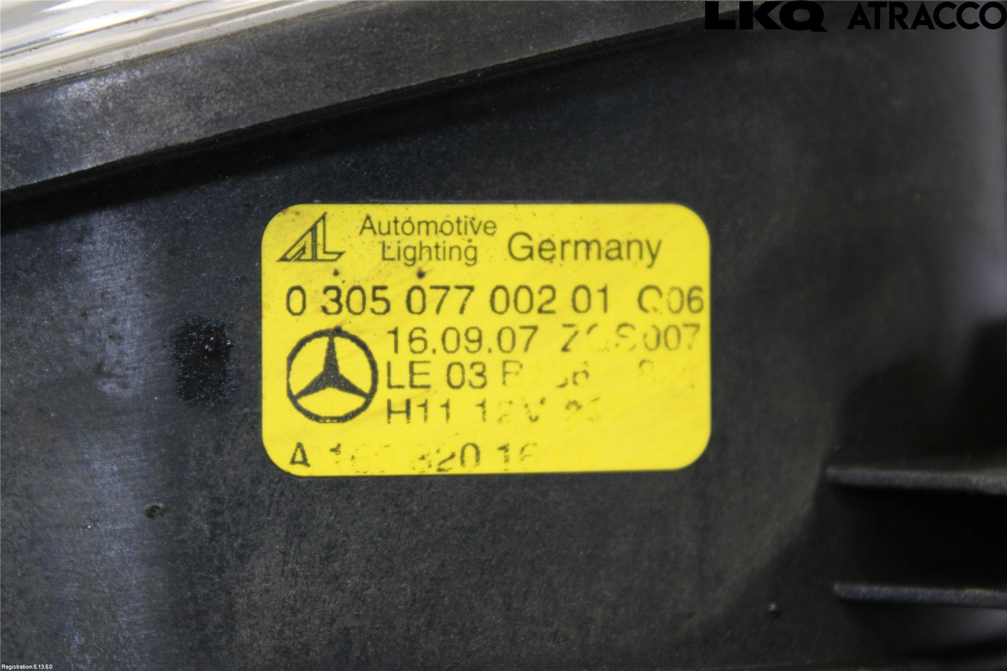Mercedes-Benz MB C-KLASS (W204) 07-15 Frontlykt-Kurve-Tåkelys