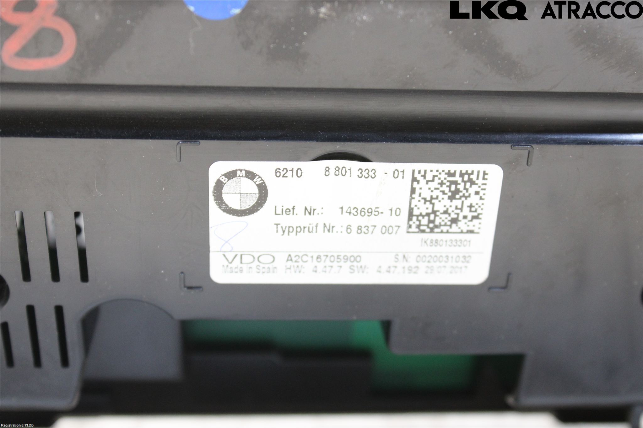 BMW 1 F20/F21 11-19 Instr Kombinert